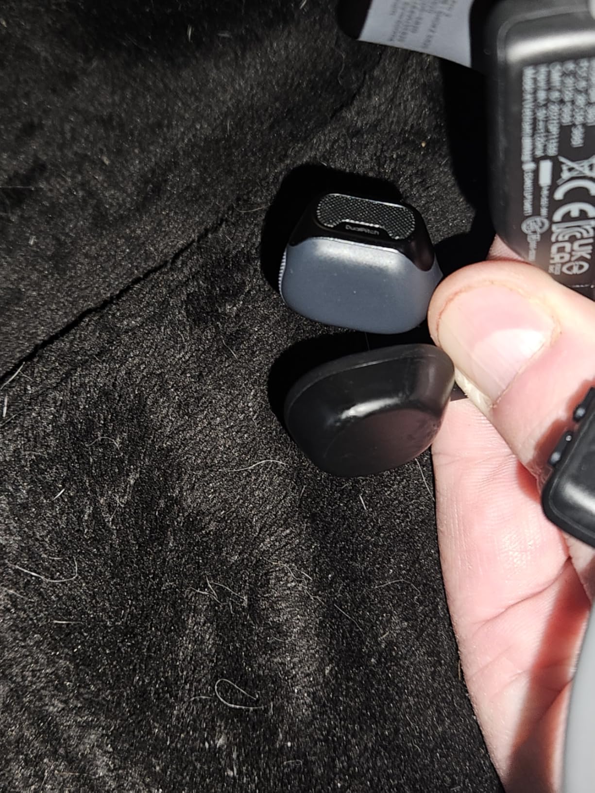 SHOKZ OpenMove - Open-Ear Bluetooth Sport Headphones, Bone Conduction Wireless Earphones, Sweatproof for Running and Workouts, with Sticker Pack, Grey customer photo 1