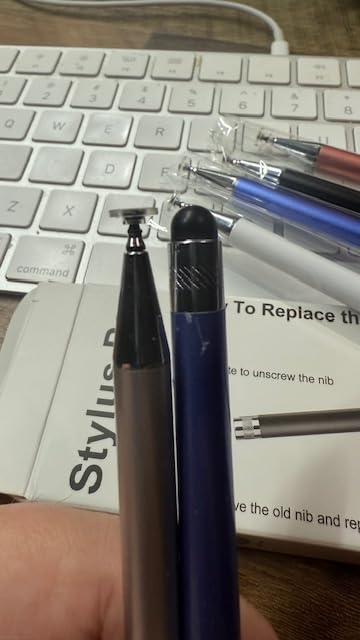 Stylus Pen for iPad, Digiroot 4 Pcs Stylus Pens for Touchscreen, High Sensitivity & Precision iPad Stylus, Suitable for iPhone/iPad Pro/Android Tablets, Stylus Pen Compatible with All Touch Screens customer photo 1