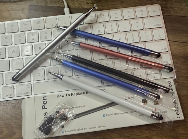 Stylus Pen for iPad, Digiroot 4 Pcs Stylus Pens for Touchscreen, High Sensitivity & Precision iPad Stylus, Suitable for iPhone/iPad Pro/Android Tablets, Stylus Pen Compatible with All Touch Screens customer photo 2