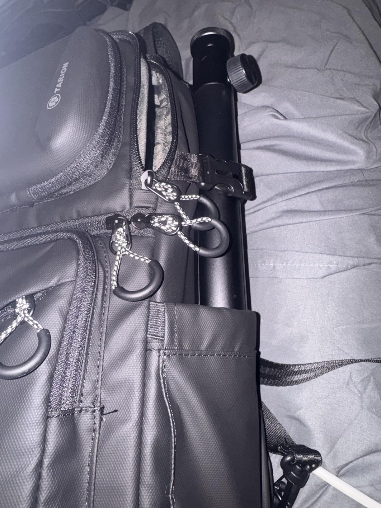 TARION Waterproof Camera Sling Bag Backpack - DSLR Sling Camera Bag for Photographers, Cross body Sling Bag with Raincover Tripod Holder Photography Slingpack Black TR-S customer photo 1