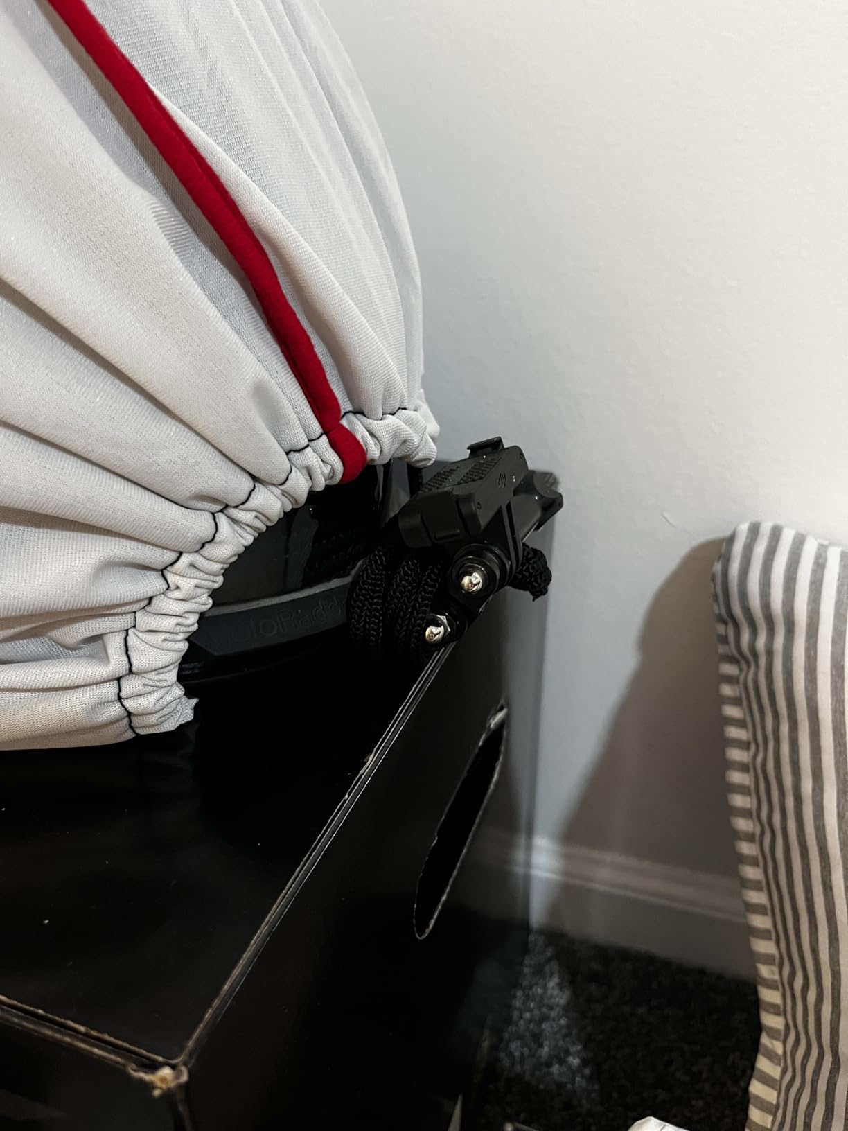 Flex Slim Flexible Universal Motorcycle Helmet Chin Mount Kit Bendable Silicone Compatible with GoPro Hero 12, 11, 10, DJI Osmo Action, Insta360, SJCAM, Xiaomi Yi Action Cameras (Black) customer photo 1