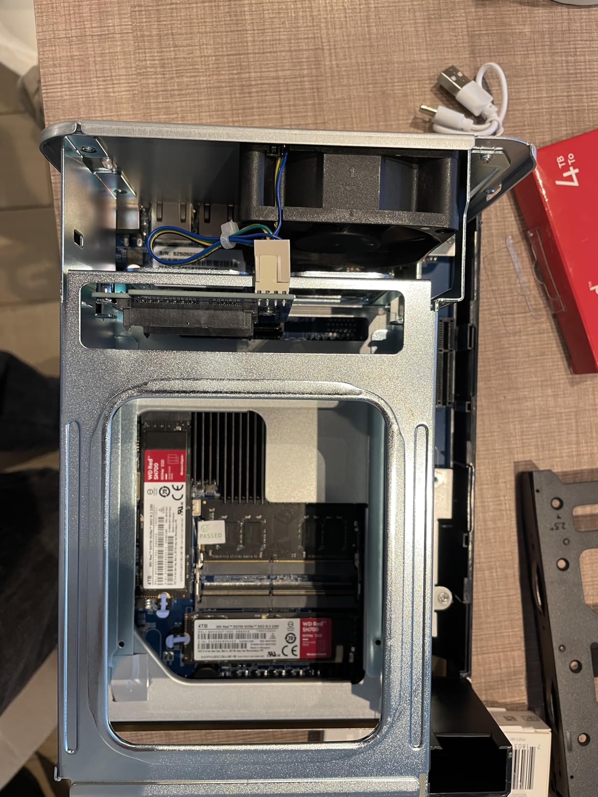 Western Digital 1TB WD Red SN700 NVMe Internal Solid State Drive SSD for NAS Devices - Gen3 PCIe, M.2 2280, Up to 3,430 MB/s - WDS100T1R0C customer photo 1