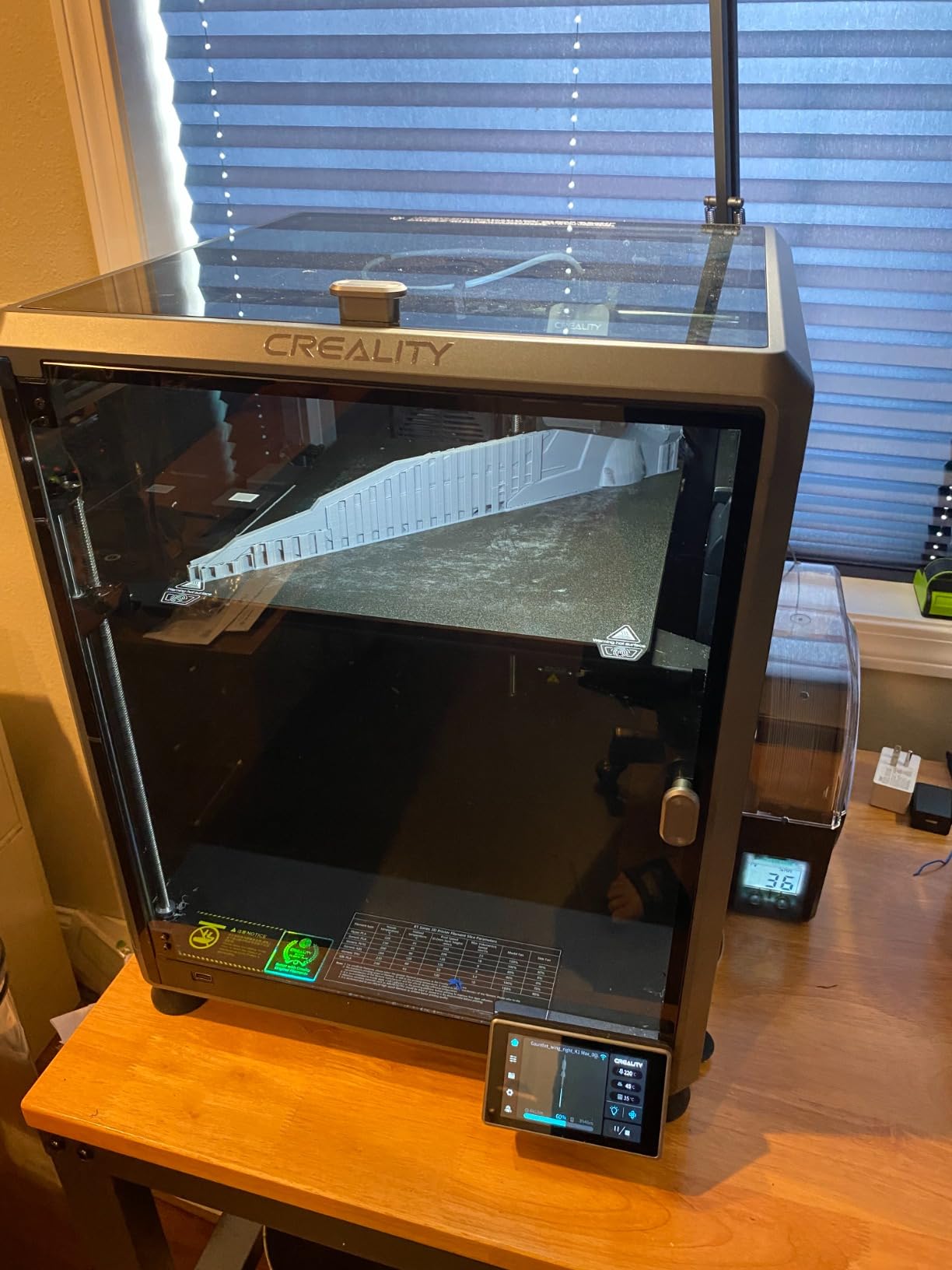 SUNLU Filament Dryer Box for 3D Printer Filament, S1 Plus Filament Dehydrator with Fan Design, Filament Storage can Keep 1.75 2.85 3.00mm PLA PETG ABS Filament Dry During 3D Printing (Black) customer photo 2