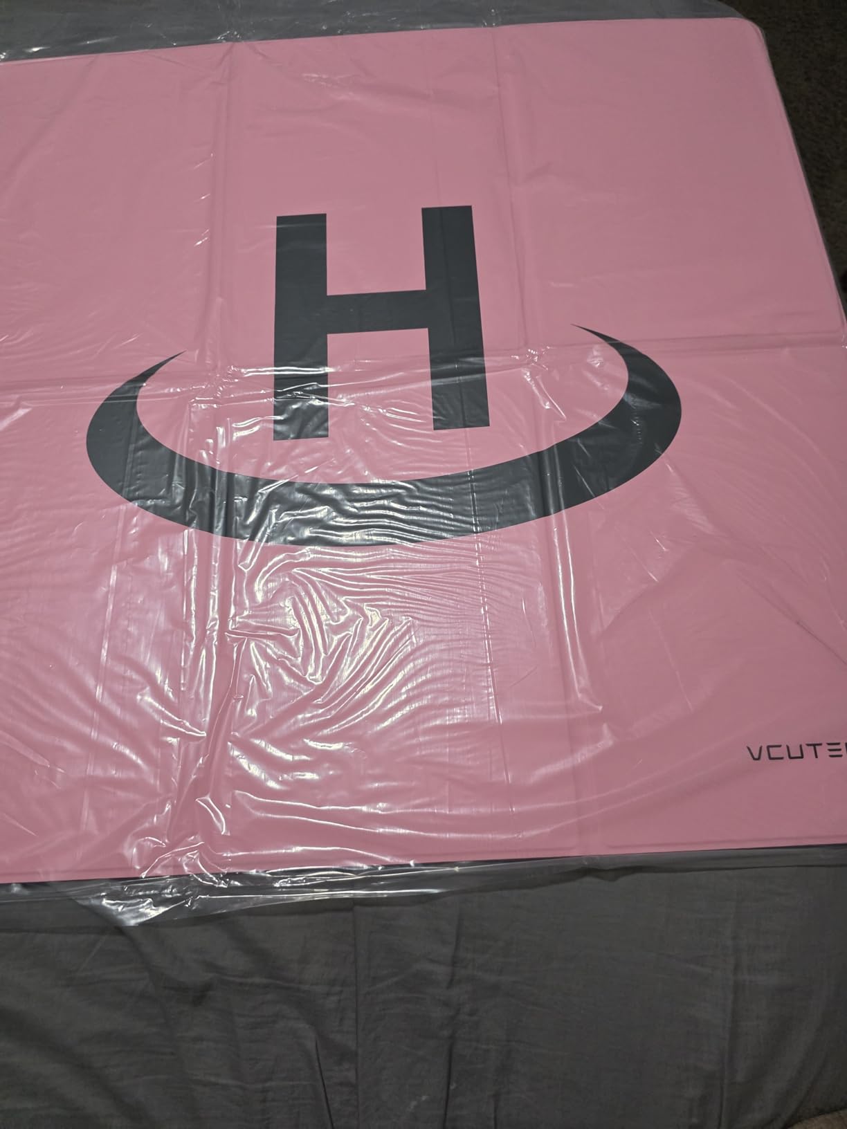 VCUTECH Drone Landing Pad - Weighted 25 inch(65cm) for DJI Mini 3 Pro, Mavic 3, Mavic Air 2/2S, DJI Mini 2, FPV Drone, Avata Fly More Kit Accessories (Pink) customer photo 1