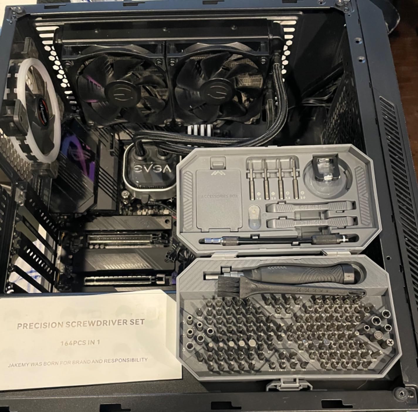 JAKEMY 164 in 1 Professional Computer Screwdriver Repair Kit with T6 Torx Bit customer photo 2