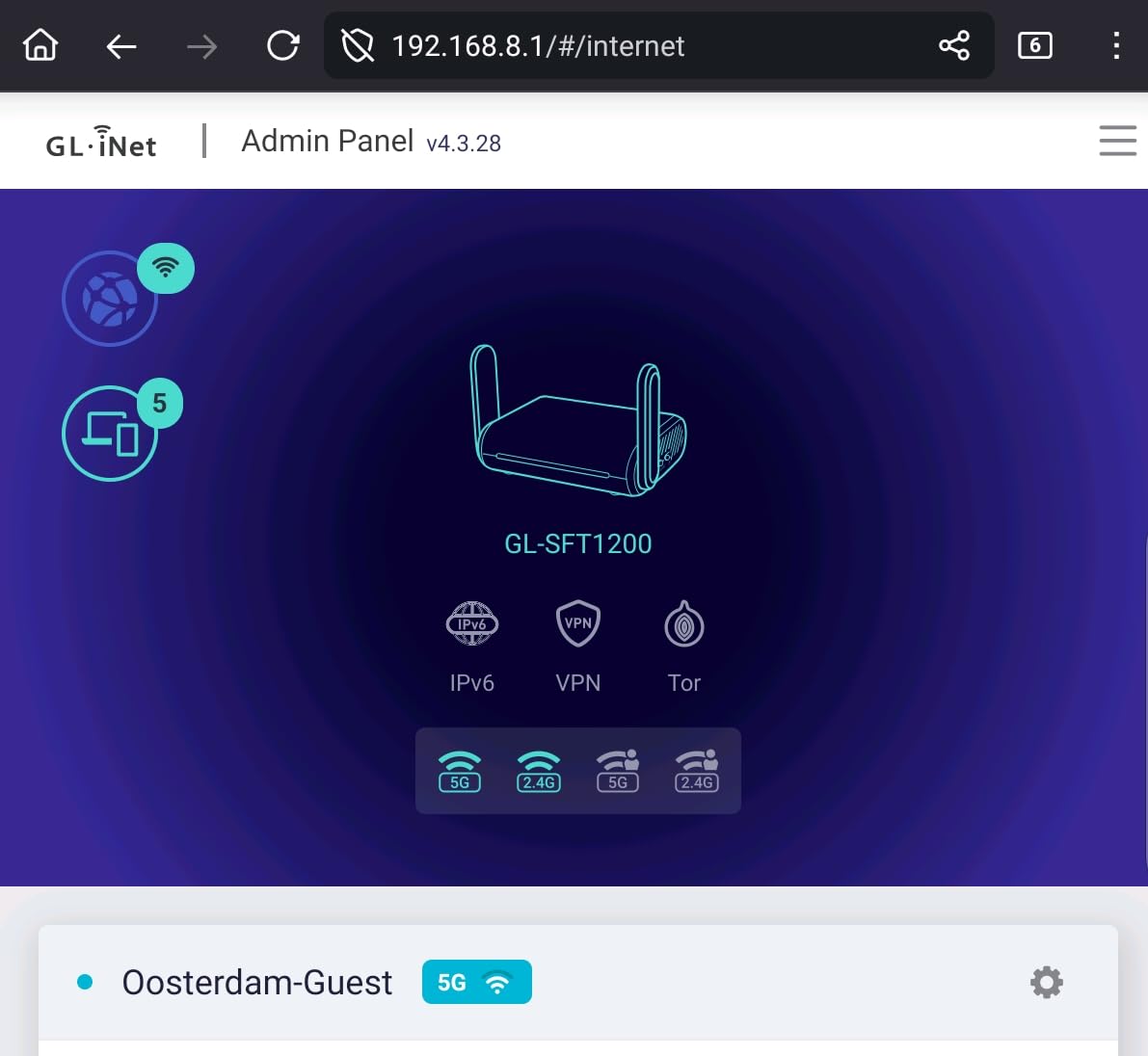 GL.iNet GL-SFT1200 (Opal) Portable WiFi Travel Router, Mini VPN Wireless Router for Fiber Optic Modem, Mobile Internet WiFi Repeater, Dual Band Openwrt Computer Routers, Home/Business/RV/Cruise customer photo 2
