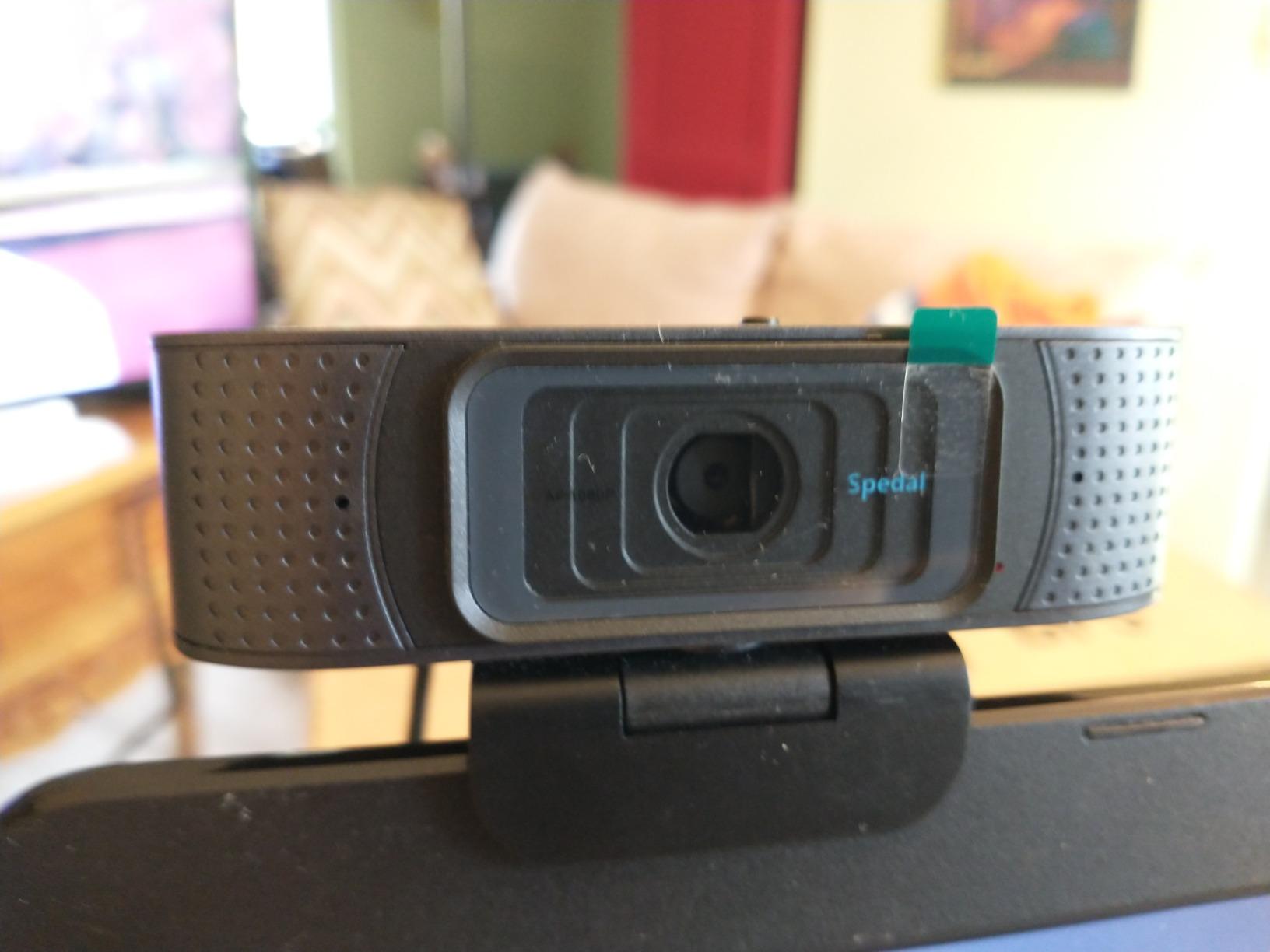 Spedal 4K Webcam with Tripod, Wide Angle 120° USB Webcam, Sony 1/2.8