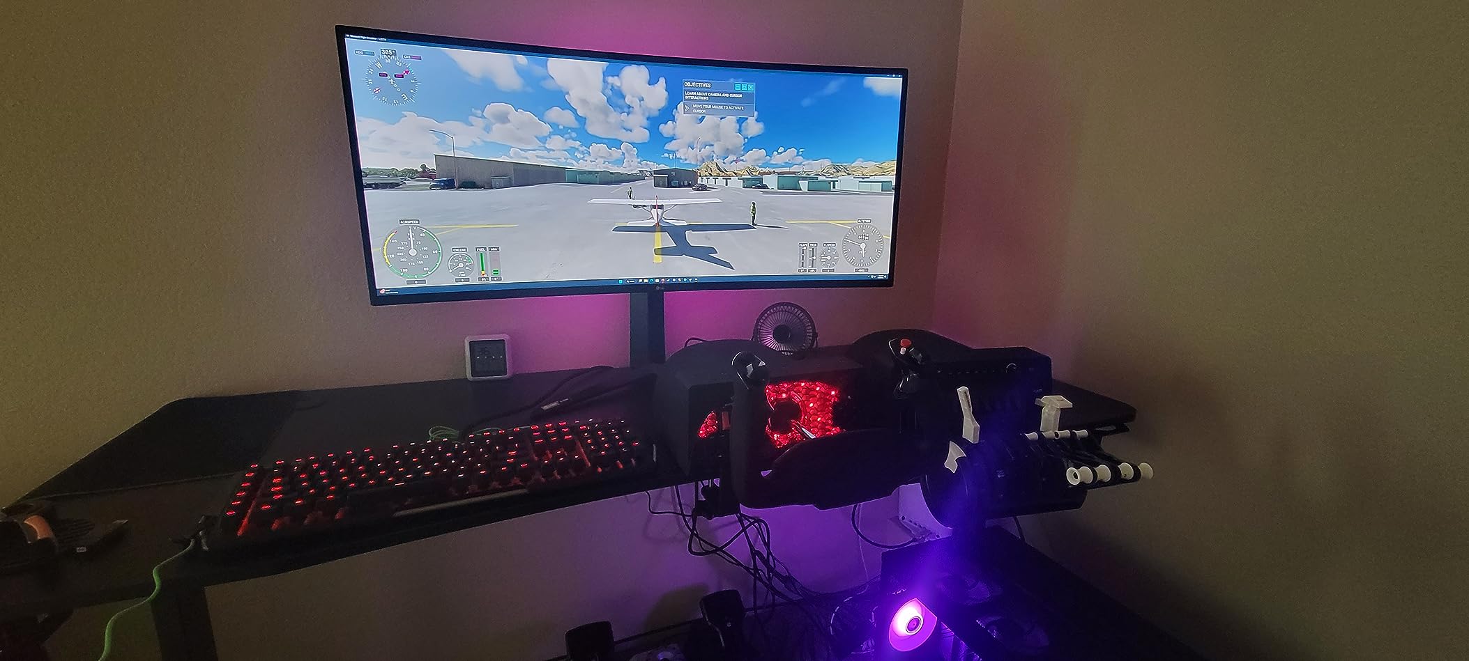 Honeycomb Alpha Flight Controls Yoke with Honeycomb Aeronautical Bravo Throttle Quadrant Bundle customer photo 2