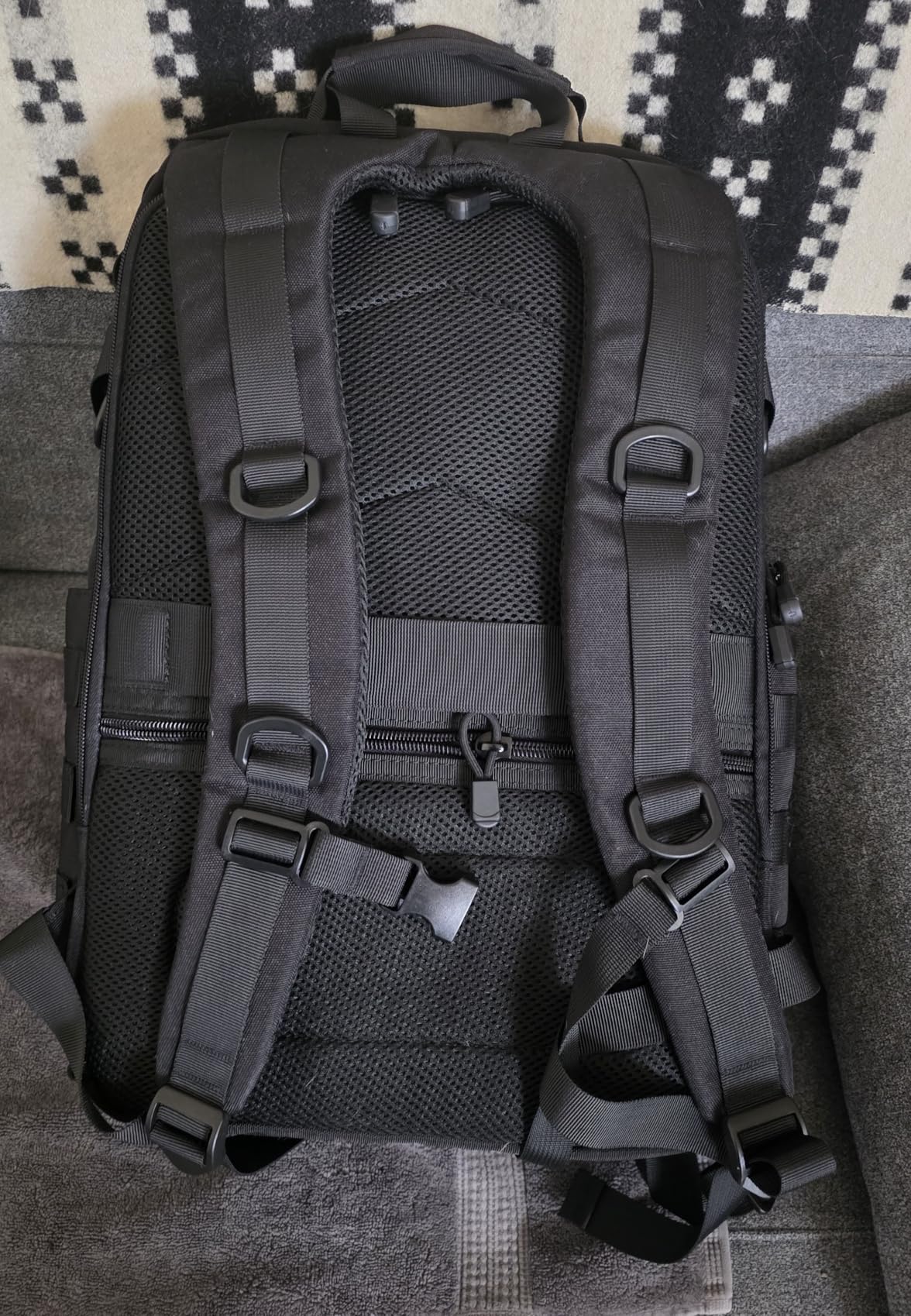 MOSISO Camera Backpack, DSLR/SLR/Mirrorless Tactical Camera Bag Case with Laptop Compartment Compatible with Canon/Nikon/Sony, Black customer photo 1