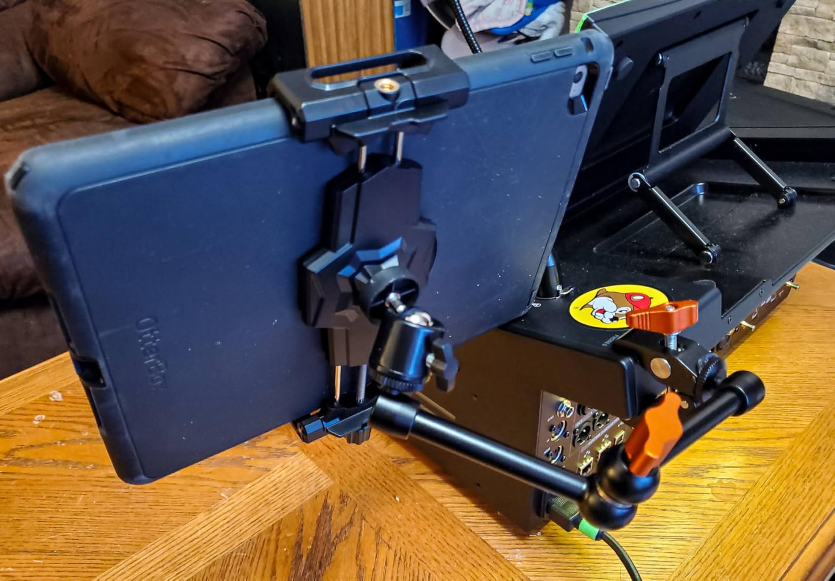 KDD iPad and Phone Tripod Mount Adapter with Ball Head, iPad Holder for Tripod, 360 Rotatable Tablet Clamp Mount fits iPad Pro 12.9, Air Mini 3 4, Galaxy Tab, Surface Pro, Selfie Stick(5.3-10.6