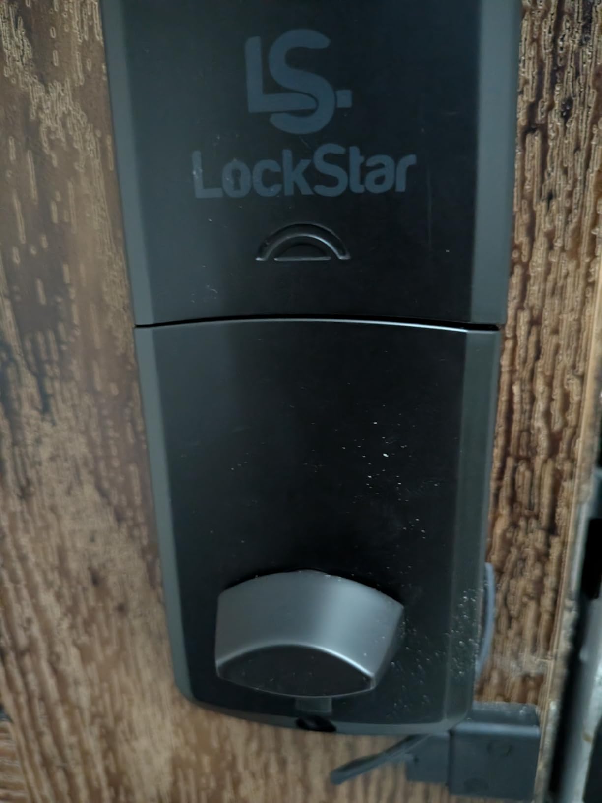 LOCKSTAR® Smart Door Lock • Keyless Entry Deadbolt Door Lock • Multiple Entry Methods - APP • Fingerprint Touch ID • Keypad Code • Card FOB • Traditional Key • Smart Home Devices customer photo 2