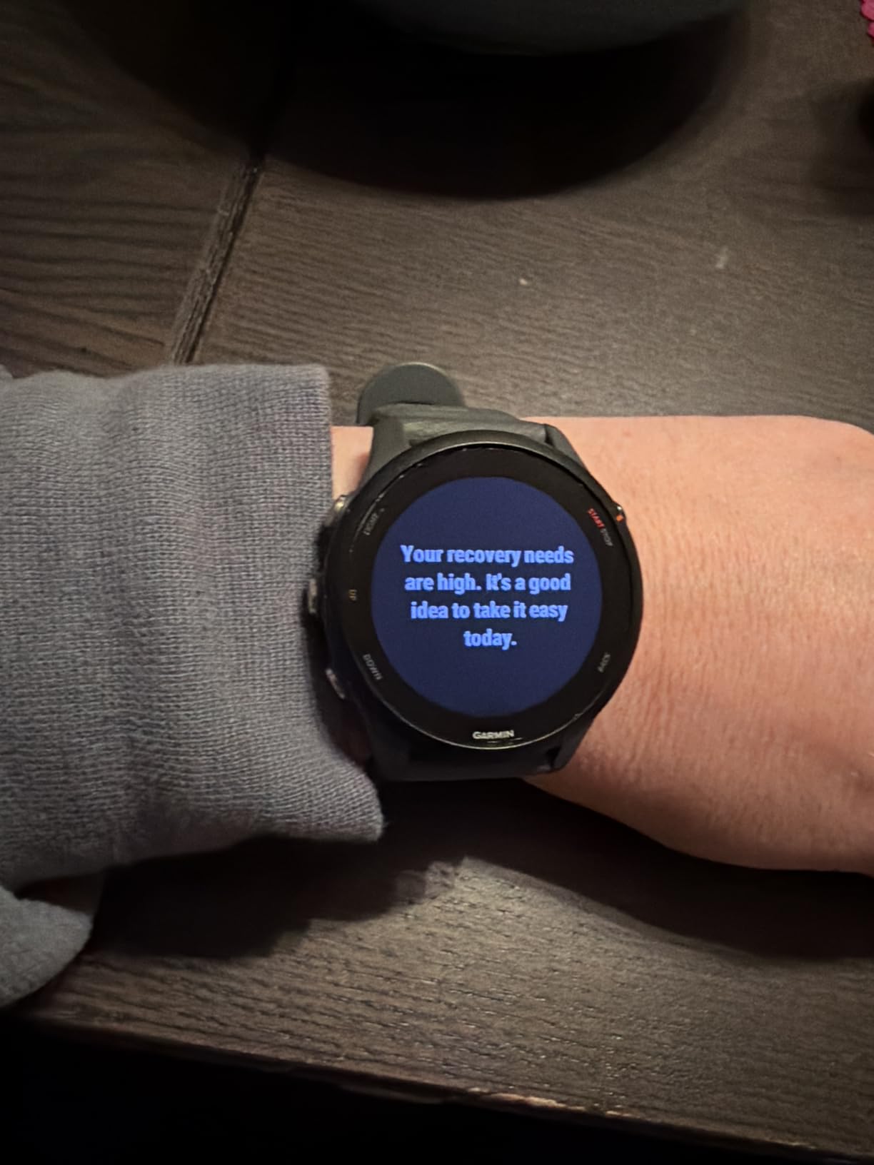 Garmin Forerunner® 255, GPS Running Smartwatch, Advanced Insights, Long-Lasting Battery, Slate Gray customer photo 1