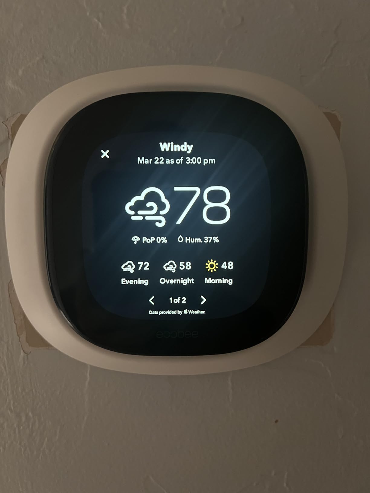 Smart Thermostat Premium with Smart Sensor and Air Quality Monitor - Programmable Wifi Thermostat - Works with Siri, Alexa, Google Assistant, Black customer photo 2