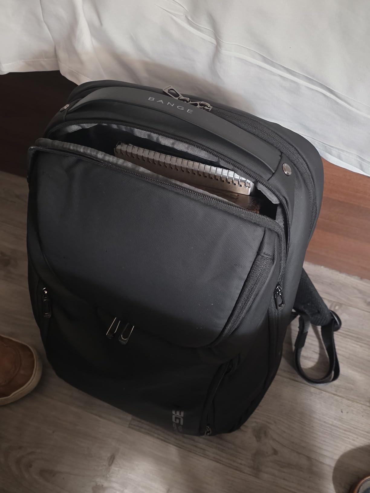 BANGE Business Smart Backpack Waterproof fit 15.6 Inch Laptop Backpack with USB Charging Port, Travel Durable Backpack customer photo 1