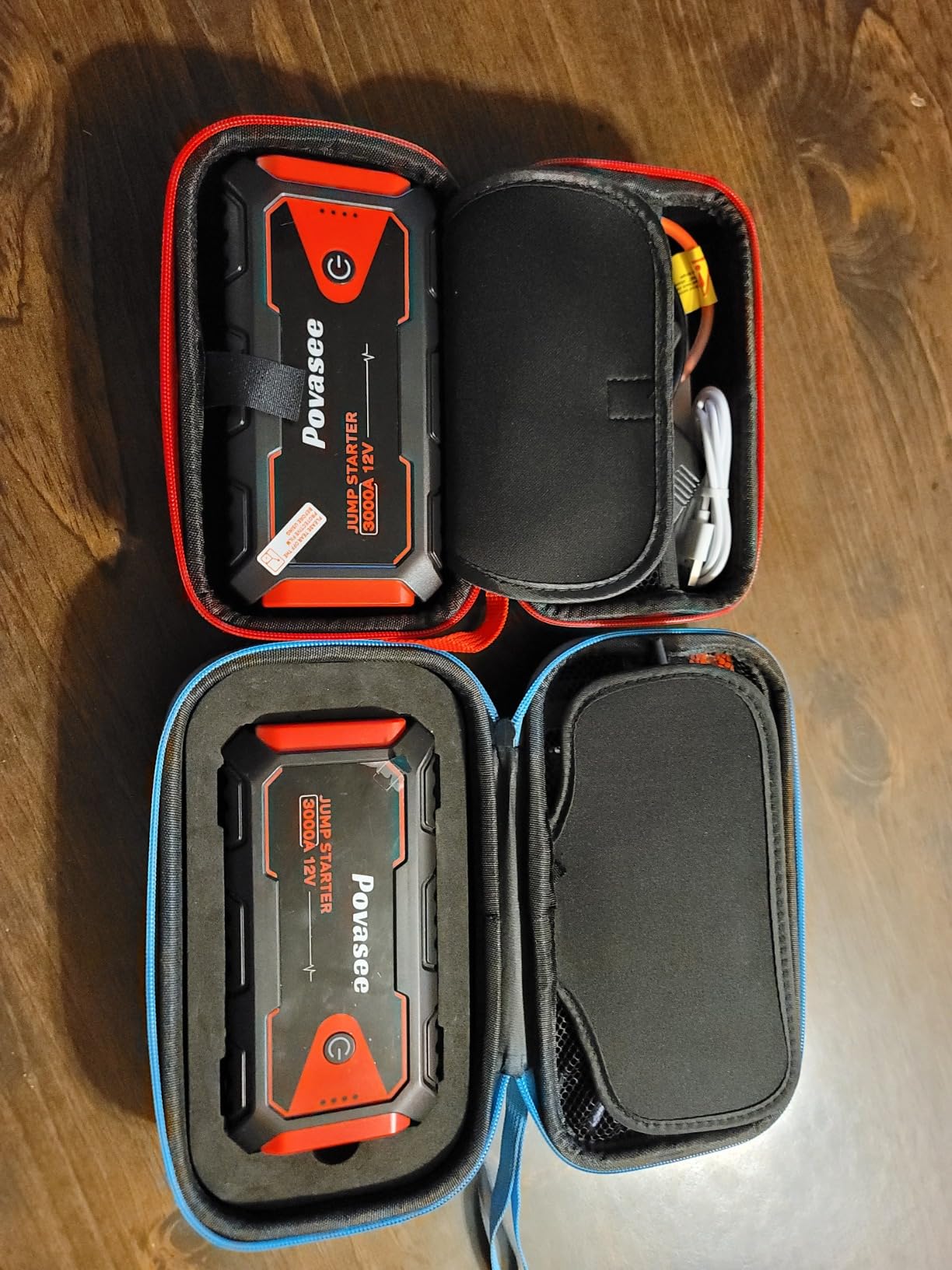 Povasee Jump Starter 5000A Car Jumper Starter, Model A30 12V Jump Box for Car Battery up to 10L Gas or 8L Diesel Engine Battery Jumper Starter Portable with Power Bank/Dual Output/LED Light customer photo 2