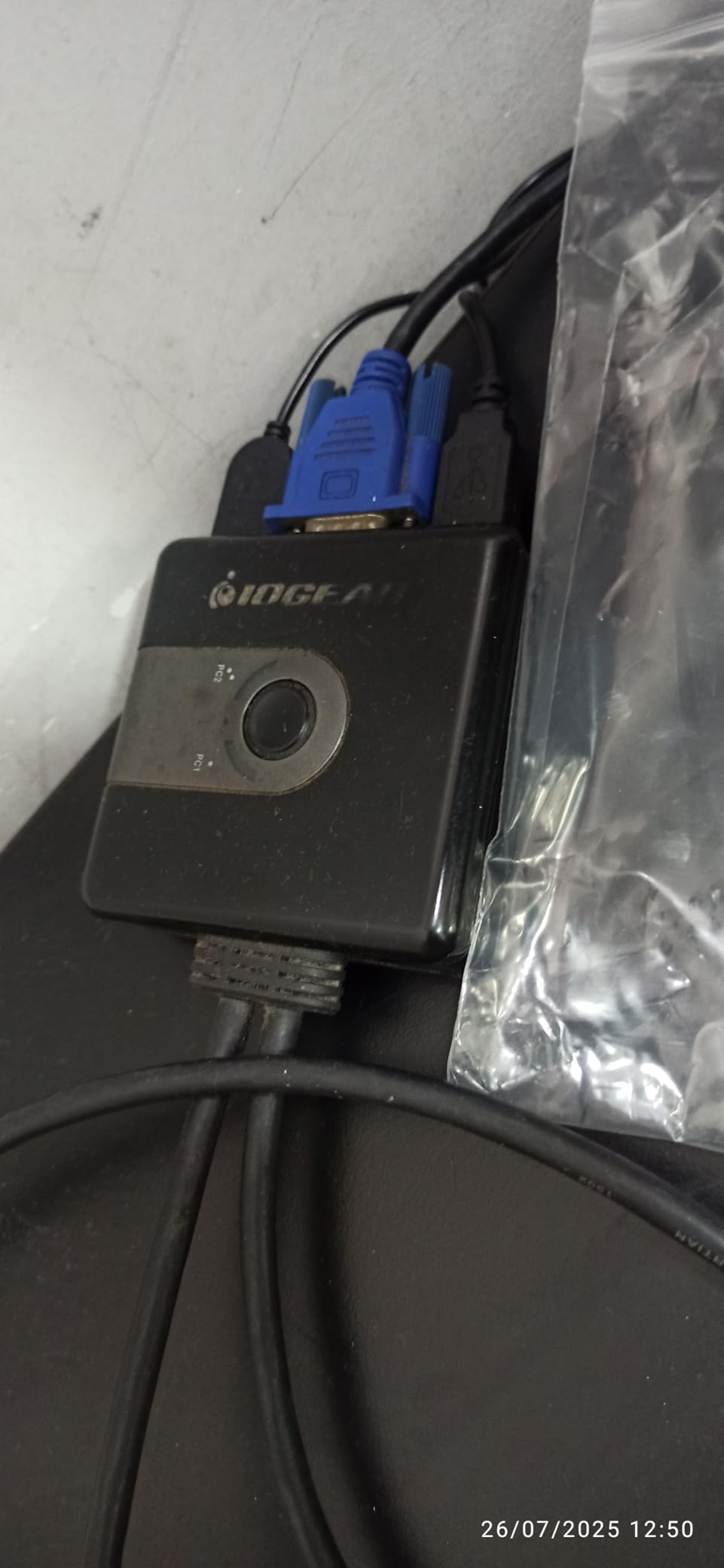 IOGEAR 2-Port HDMI KVM Switch with Cables - USB & HDMI Connections - Control 2 Computers with One Monitor, Keyboard & Mouse - Plug & Play - 1080p/1920x1200 - Windows, Mac, Linux - GCS32HU customer photo 2