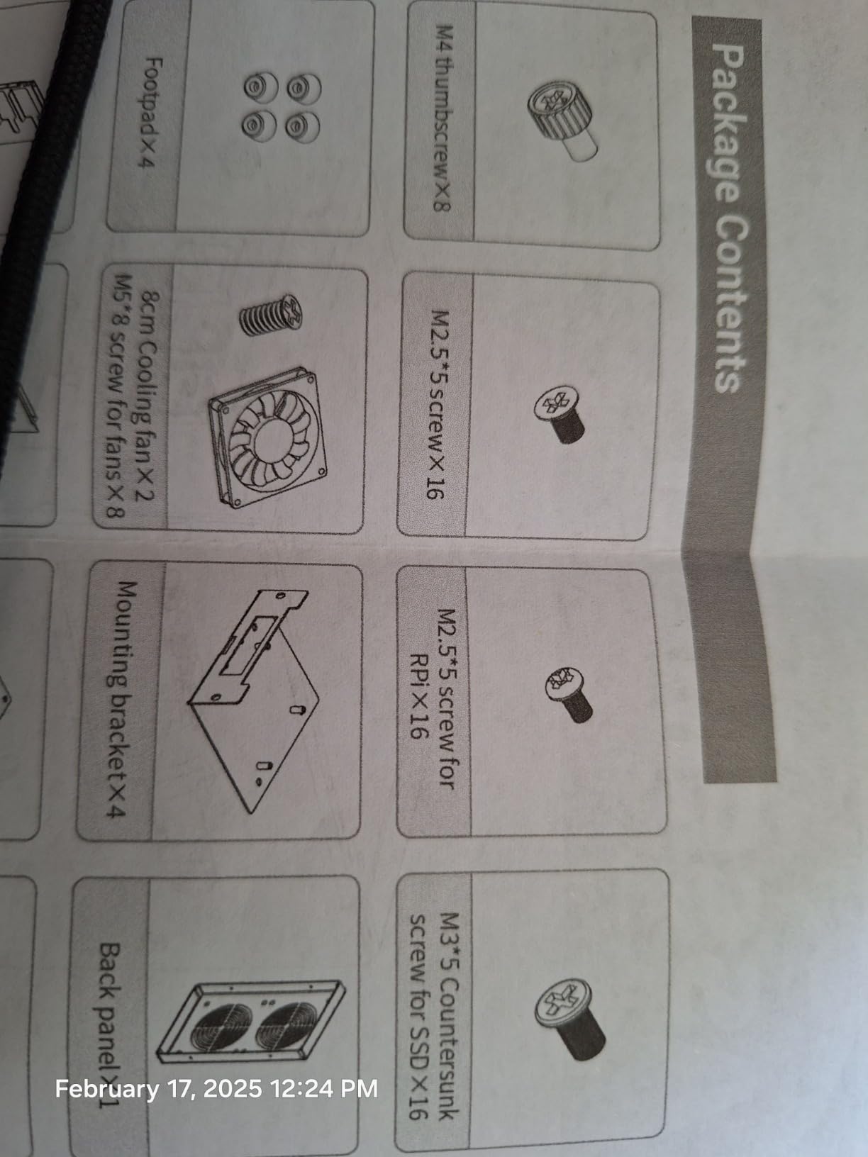 UCTRONICS for Raspberry Pi Cluster Case, Desktop Metal Rack Case, 4 Layers with 2 Cooling Fans Compatible with Raspberry Pi 5/4B and 2.5