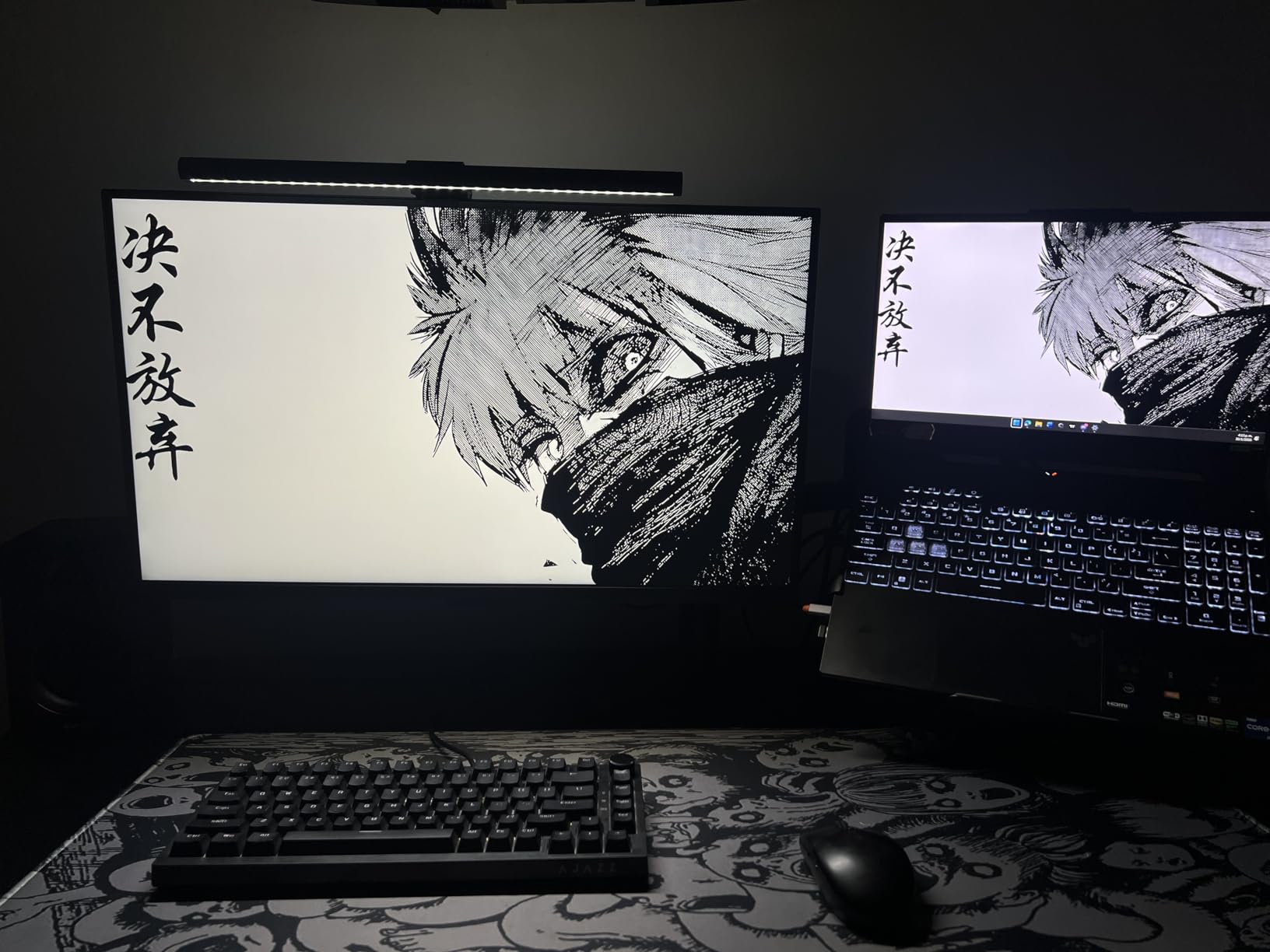 OOWOLF Monitor Light Bar with Remote, Ra95 Computer Monitor Lamp for Eye Caring customer photo 1