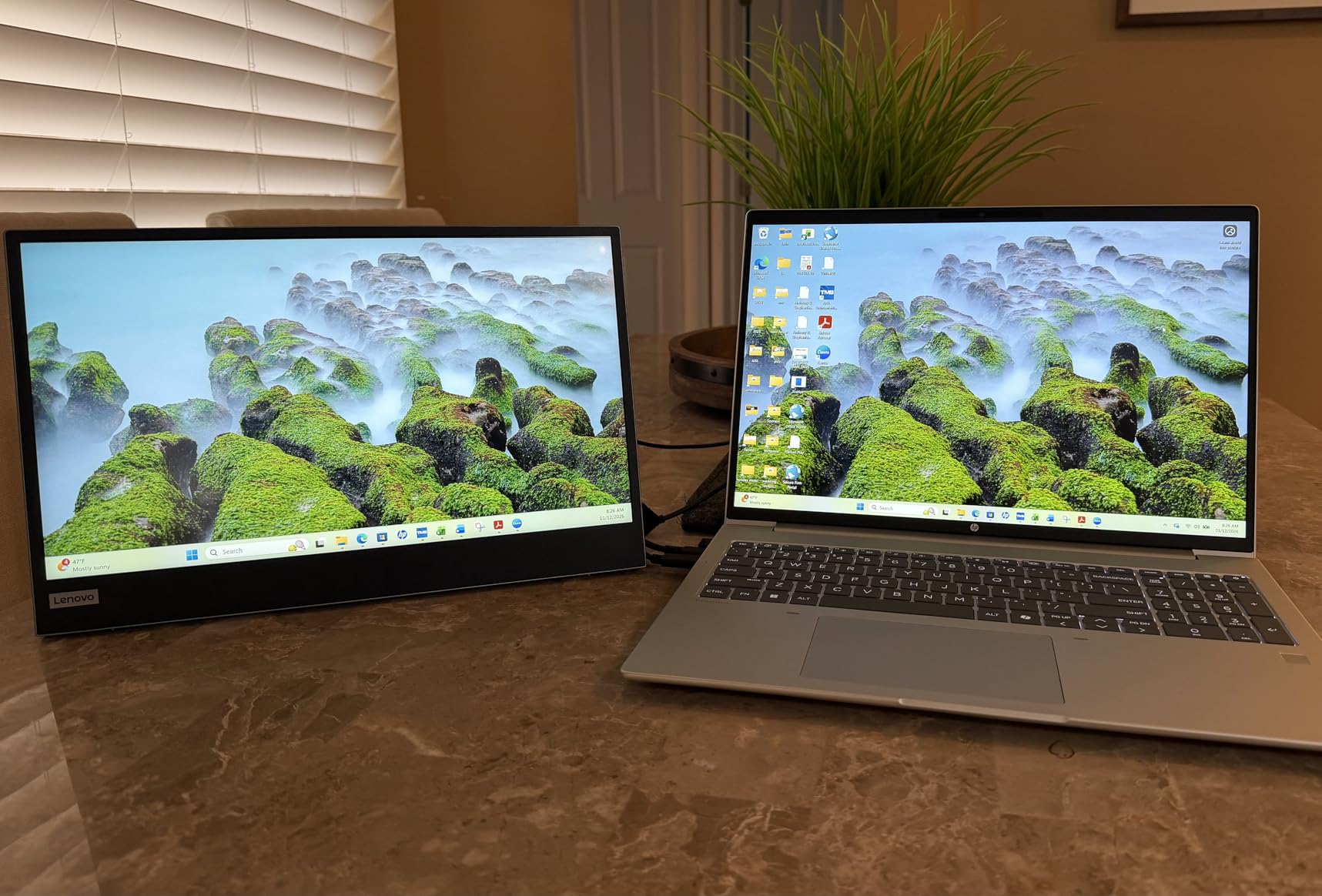 Lenovo L15 Portable Monitor, 15.6