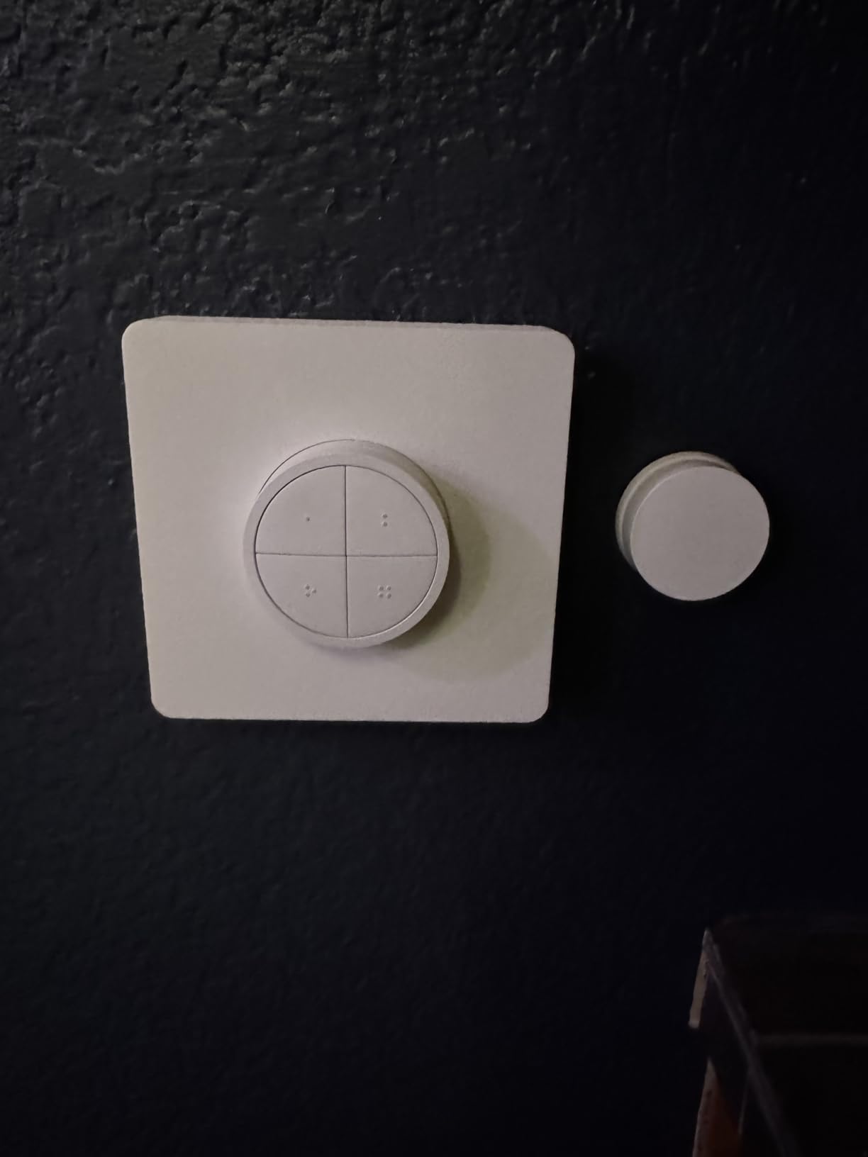 Wall Tap Dial Light Switch, Portable, White - Easy, No-Wire Installation customer photo 2