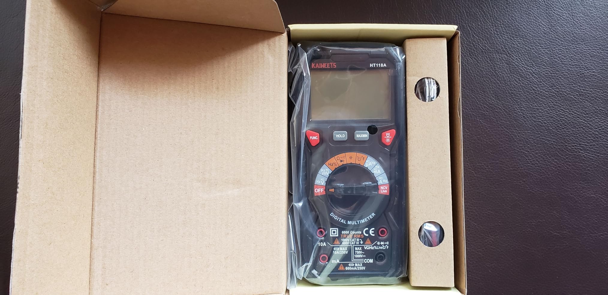 KAIWEETS HT118E Digital Multimeter TRMS 20000 Counts with Higher Resolution Auto-Ranging Voltmeter Accurately Measures Voltage Current Resistance Diodes Continuity Duty-Cycle Capacitance Temperature customer photo 2