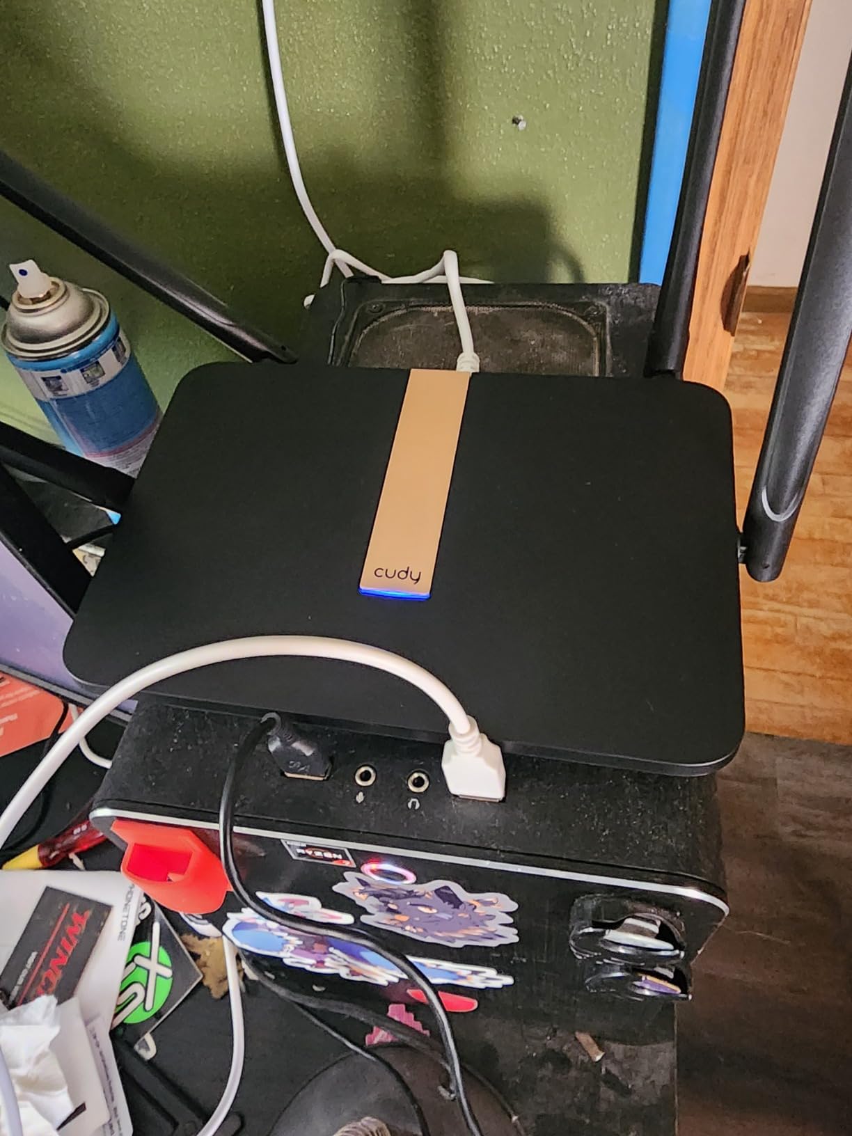 Cudy New AC1200 Unlocked 4G LTE Modem Router with SIM Card Slot, 1200Mbps Mesh WiFi, EC25-AFX Qualcomm Chipset, Detachable Cellular Antennas, DDNS, VPN, LT500D customer photo 1