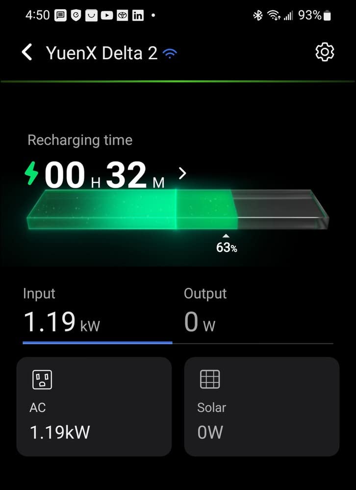 EF ECOFLOW Portable Power Station DELTA 2, 1024Wh LiFePO4 Battery, 1800W AC/100W USB-C Output, Solar Generator for Home Backup Power, Camping & RVs customer photo 1