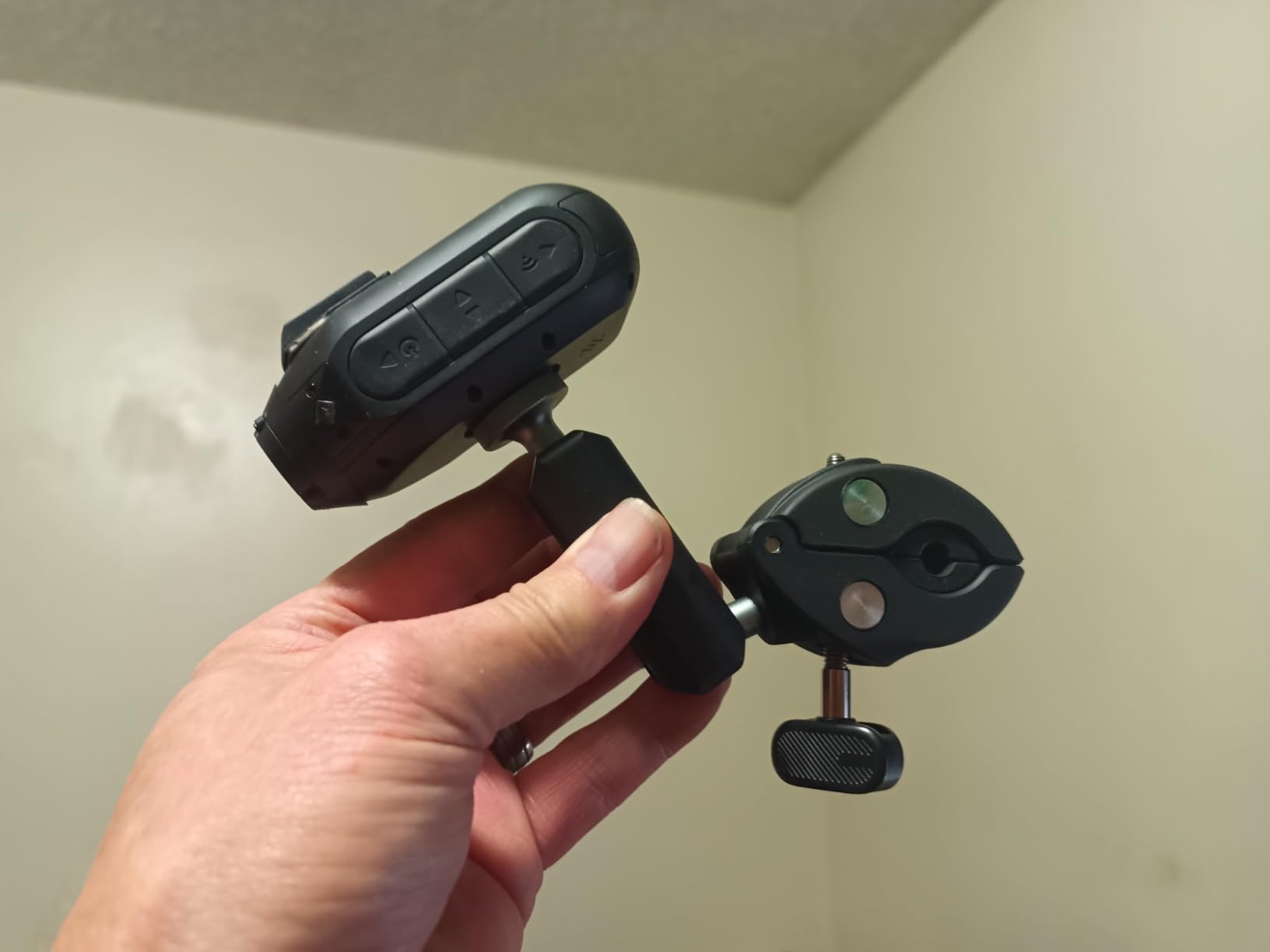 TELESIN Camera Clamp Mount Bike Motorcycle Handlebar Mounts Accessories, 360 Ball Joint Tube Roll Bar Holder Clip for DJI Osmo Action 6/Osmo Nano/Action 5 4 Pro/Hero 13 12 11 10 9 8 7/Insta 360 X5 X4 customer photo 2