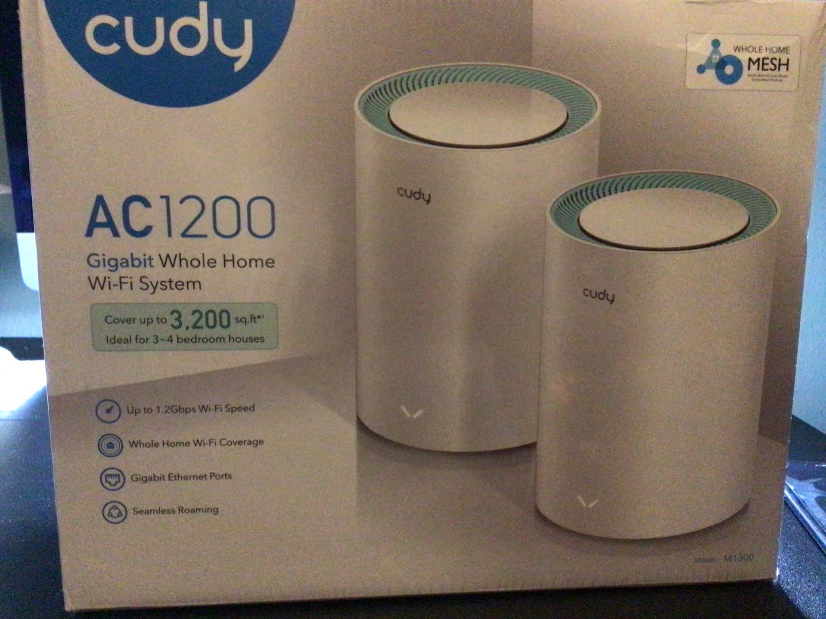 Cudy M1300 2-Pack AC1200 Gigabit Whole Mesh WiFi System, Dual Band, WiFi Extender, High Gain Antennas, VPN, Cloudflare, Connect Up to 100 Devices customer photo 2