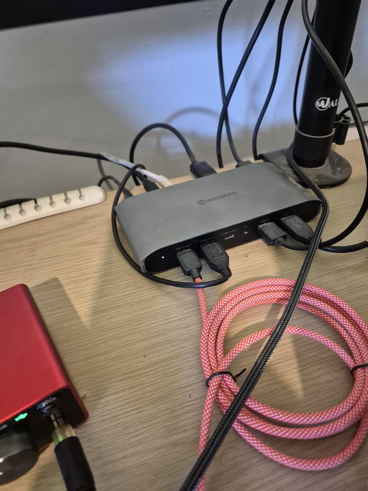 Minisopuru Displaylink Triple Display Docking Station for MacBook M1/M2/M3/M4/Windows,DisplayLink Docking Station with 2 HDMI & 2 DisplayPort,100W Charge, USB-C Data, Ethernet, Audio, 4 USBA Ports customer photo 1