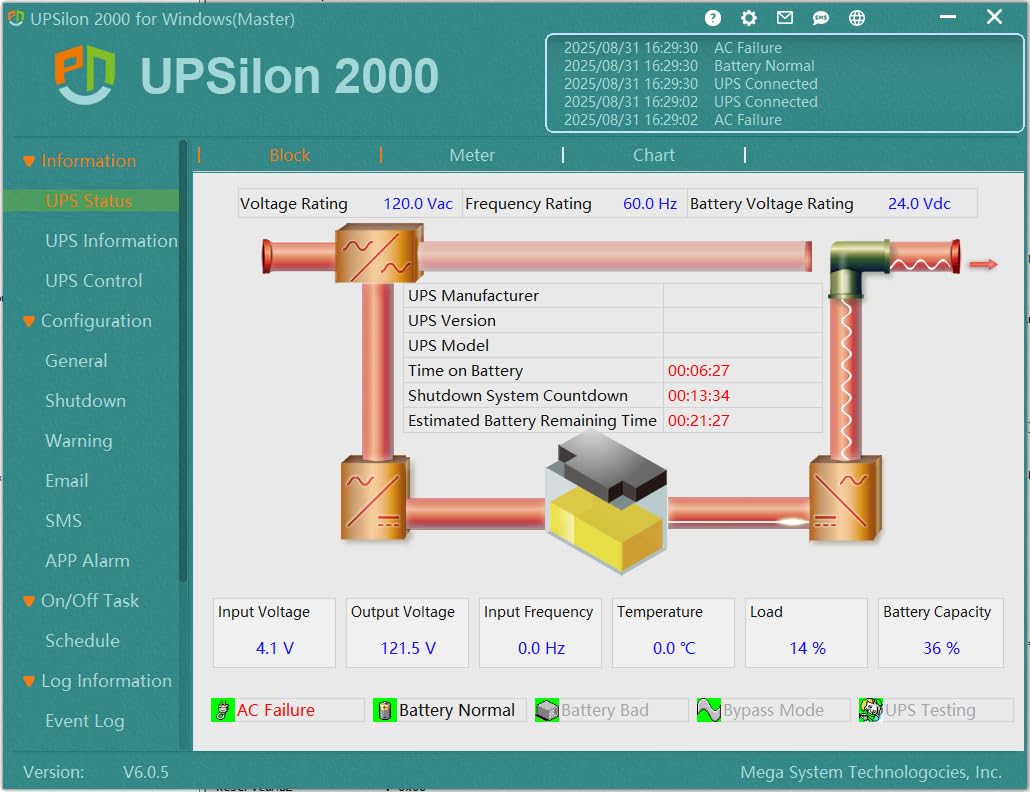 SKE SK1500 1500VA/900W UPS Battery Backup & Surge Protector - Uninterruptible Power Supply with LCD Display, AVR Voltage Regulation, 8 Outlets, Backup Power for PC, Router, NAS & Home Office customer photo 1