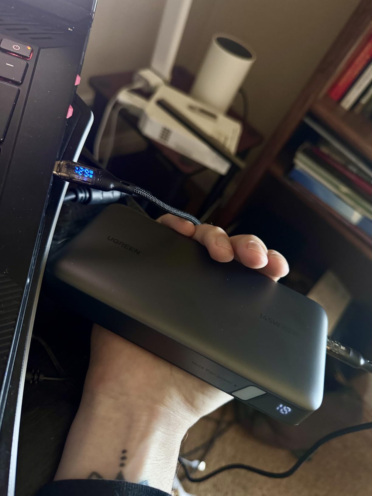 UGREEN Power Bank 25,000mAh 145W Laptop Portable Charger, Nexode 3-Port USB C PD Battery Pack customer photo 1