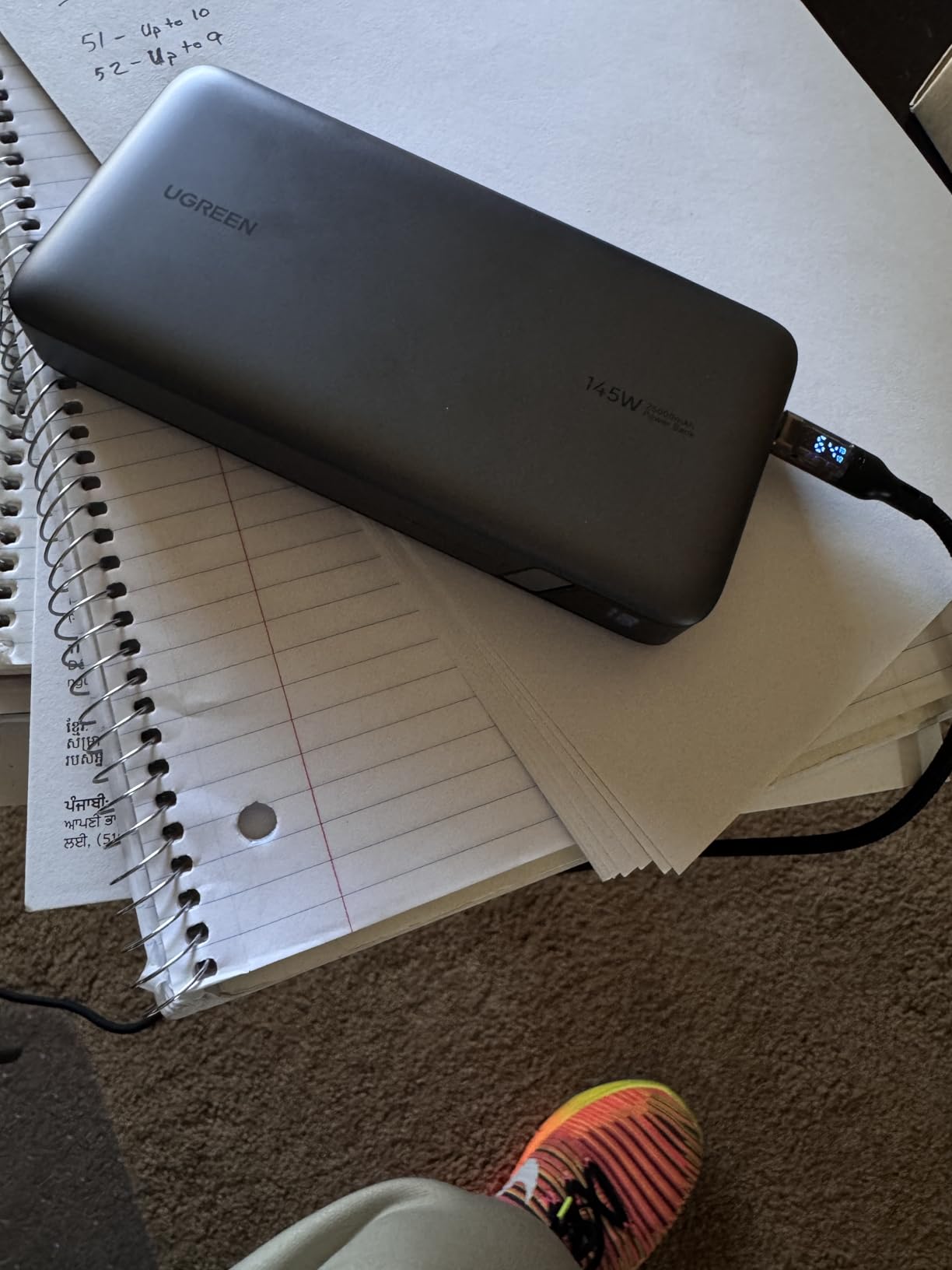 UGREEN Power Bank 25,000mAh 145W Laptop Portable Charger, Nexode 3-Port USB C PD Battery Pack customer photo 2