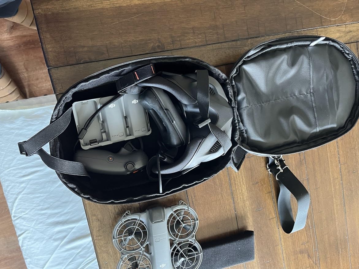 JSVER Carrying Case For DJI Mini Waterproof Shockproof Backpack Case Compatible with DJI Mini/Air/Mavic 1/AVATA Remote & Smart Controller customer photo 1