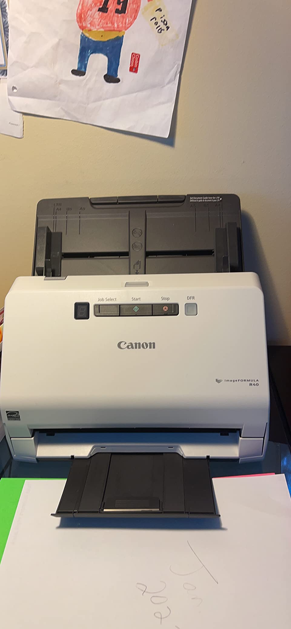 Canon imageFORMULA R40 Office Document Scanner Receipt Edition, for PC and Mac, Scan & Extract Data to QuickBooks Online, Color Duplex Scanning, Auto Document Feeder, Easy Setup for Office Or Home Use customer photo 2