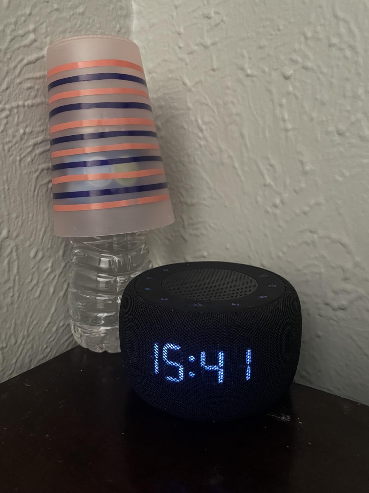 BUFFBEE Alarm Clock with Bluetooth Speaker & FM Radio for Bedside - Gradual Wake-Up Sounds, Fully Dimmable Display & Ambient Night Light, Plug-in Digital Clock for Bedroom customer photo 1