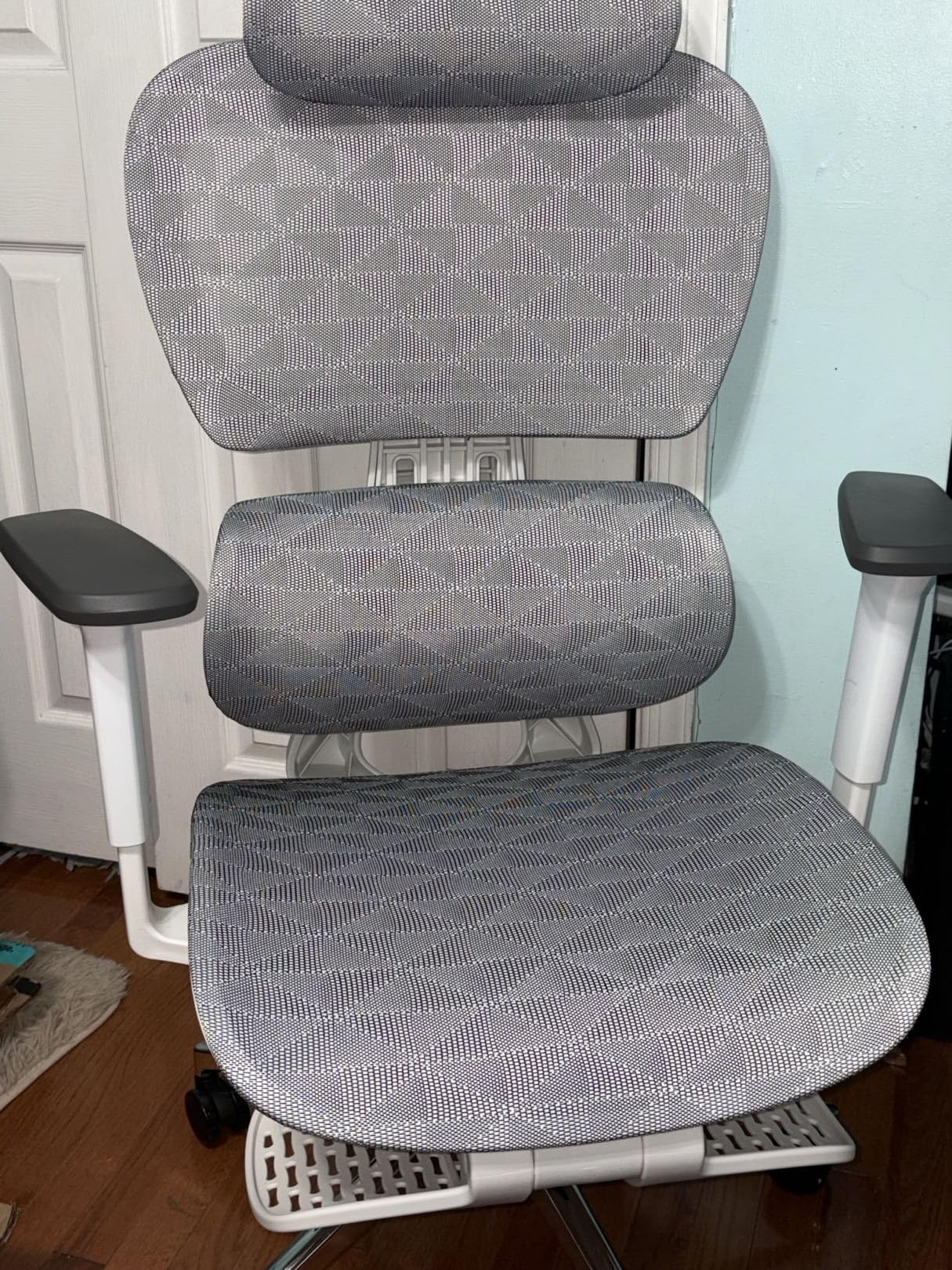 PatioMage Ergonomic Office Chair, Big and Tall Desk Chair with Adjustable Lumbar Support & Seat Depth, High Back Computer Chair, Swivel Mesh Chairs with Wheels for Home Office customer photo 2