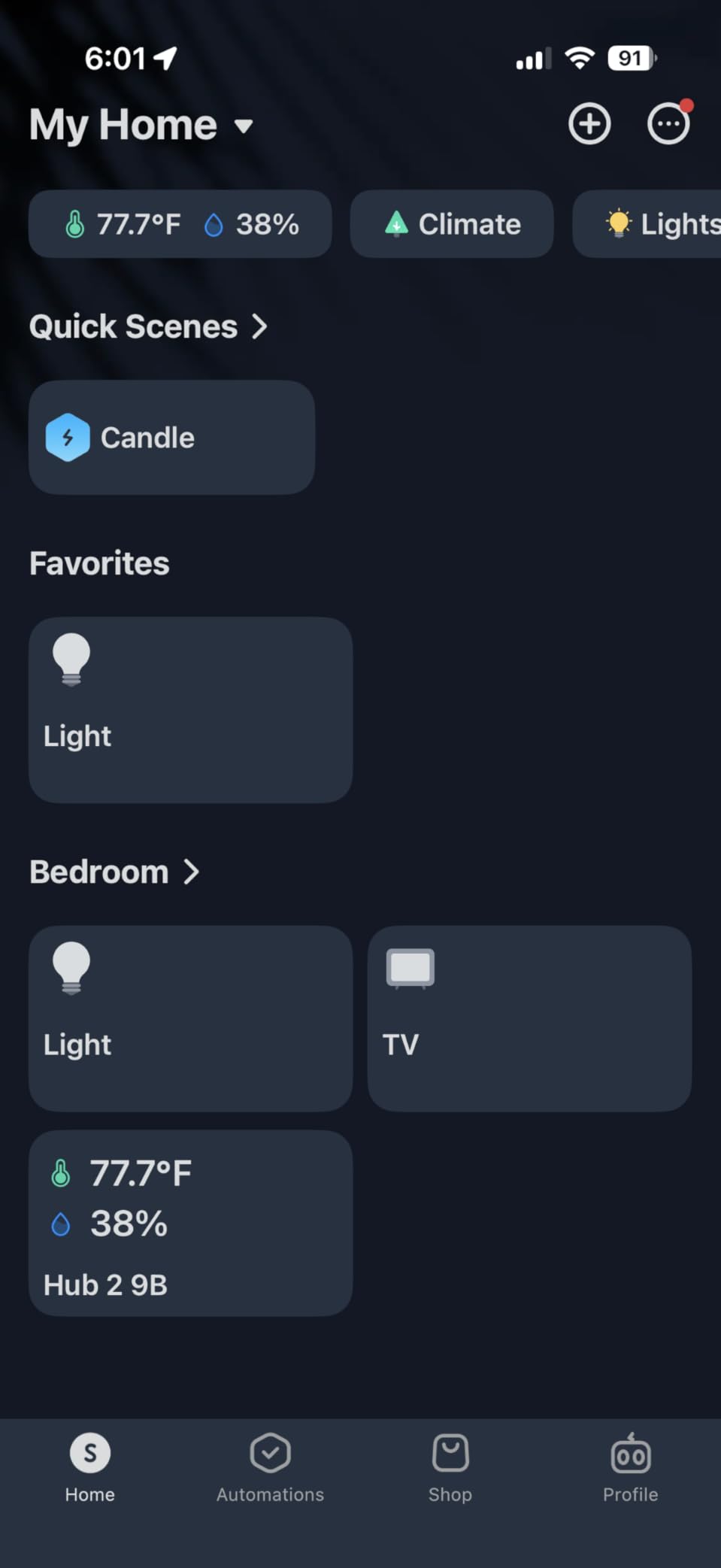 SwitchBot Hub 2 (2nd Gen), work as a WiFi Thermometer Hygrometer, IR Remote Control, Smart Remote and Light Sensor, Link SwitchBot to Wi-Fi (Support 2.4GHz), Compatible with Alexa & Google Assistant customer photo 2