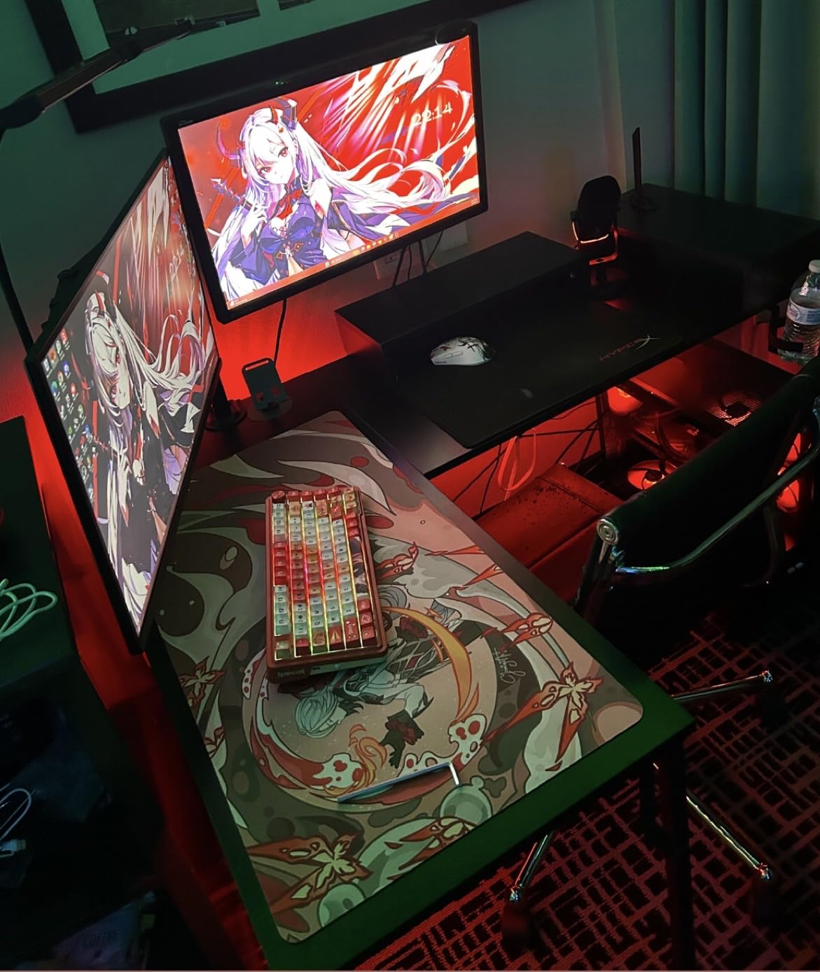 FIFINE USB/XLR Dynamic Microphone for Podcast Recording, PC Computer Gaming Streaming Mic with RGB Light, Mute Button, Headphones Jack, Desktop Stand, Vocal Mic for Singing YouTube-AmpliGame AM8 customer photo 2