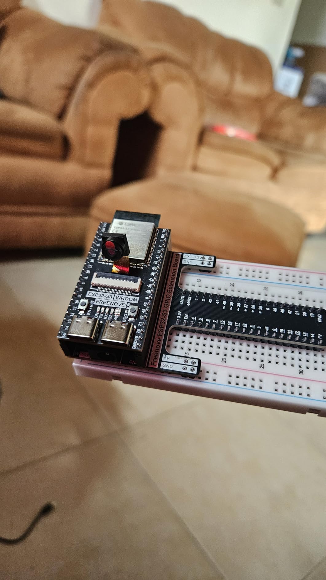 Freenove ESP32 S3 ESP32-S3 Kit Dev CAM Ultimate Starter Kit, Dual-core 32-bit 240 MHz Microcontroller, Onboard Camera WiFi+BT, 783-Page Tutorial, Python C Java, 116 Projects, 243 Items customer photo 2