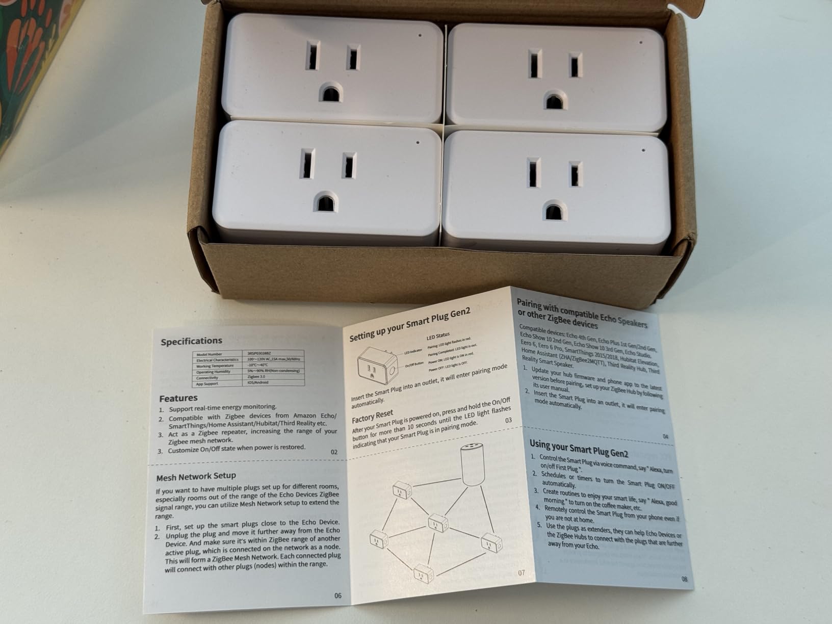THIRDREALITY ZigBee Smart Plug 4 Pack with Real-time Energy Monitoring,15A Outlet, Zigbee Repeater,ETL Certified,ZigBee Hub Required,Work with Home Assistant,Compatible Echo Devices and SmartThings customer photo 2