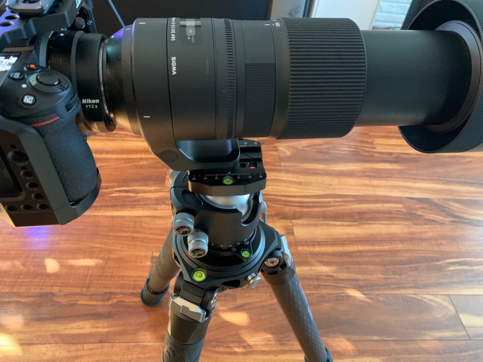 Low Profile Ball Head 55mm Tripod Ball Head Panoramic Tripod Head, CNC All Metal Tripod Camera Head, WEYLLAN CH55 with Mlok Rail Arca Swiss Quick Release Plate, Max Load 88lbs/40kg customer photo 2