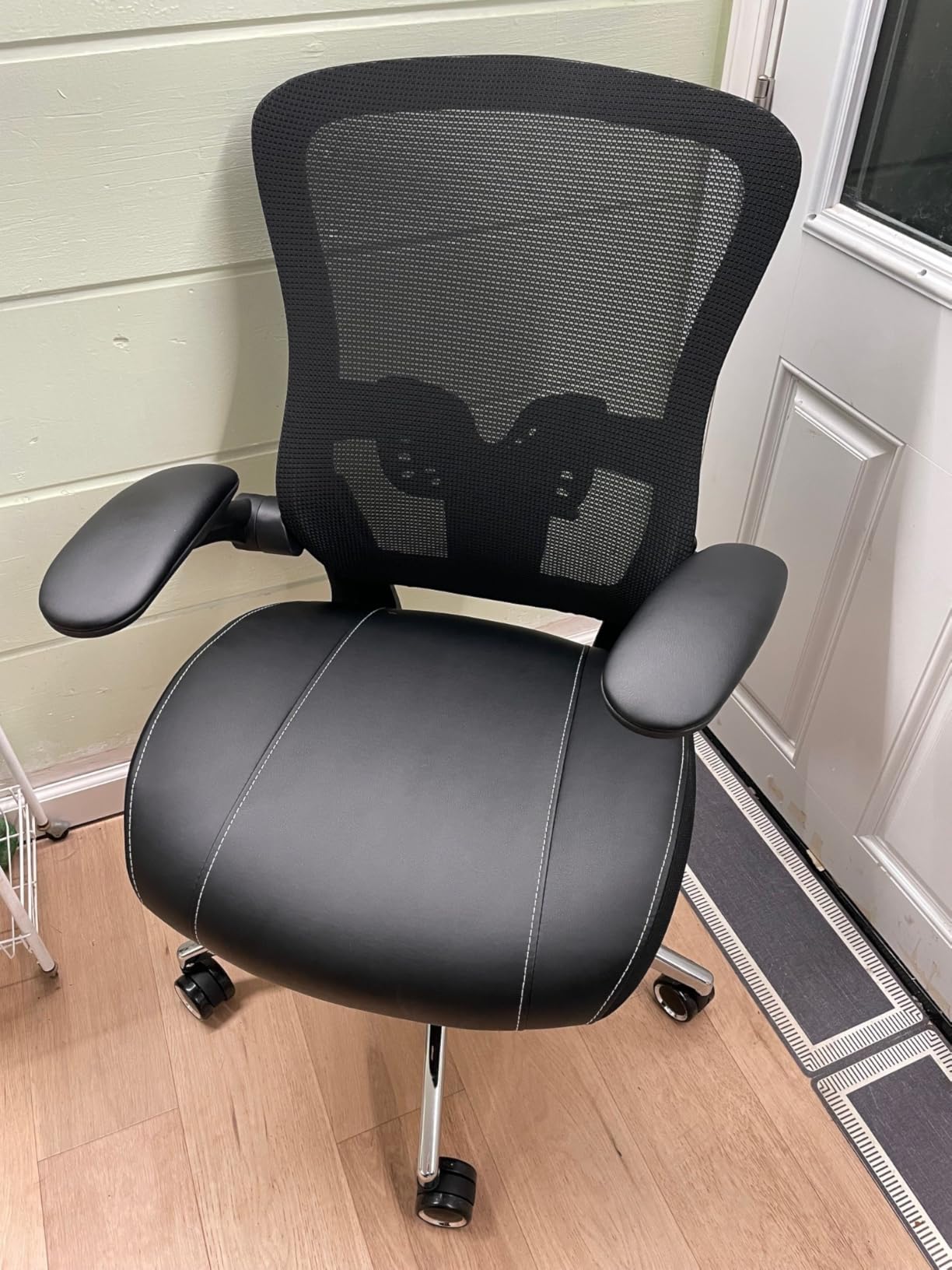Office Chair Ergonomic Desk Chair-400lbs Big and Tall Heavy Duty, Wide & Soft 3D Modeling Foam Cushion Home Office Desk Chair with Adjustable Seat Height, Executive Computer Task Chair customer photo 2