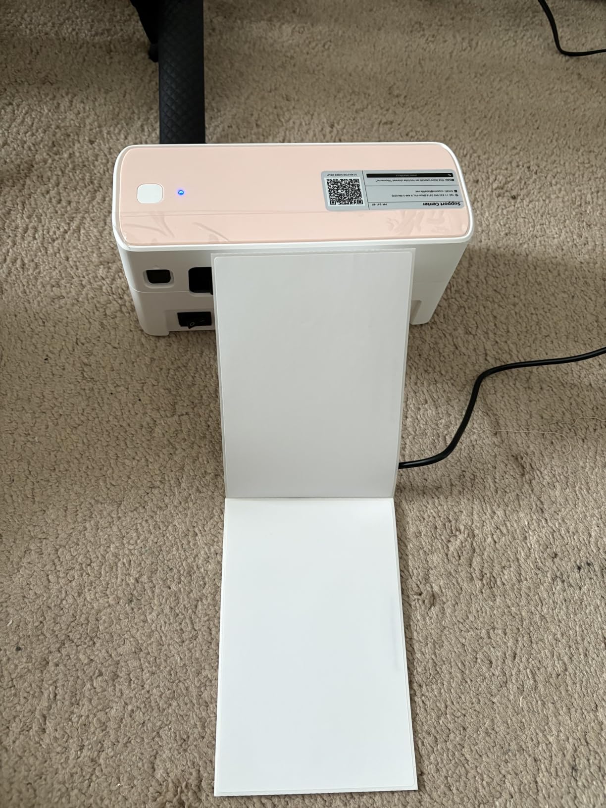 Phomemo Bluetooth Thermal Label Printer, 241BT 4X6 Wireless Shipping Label Printer for Small Business, Labels Printers for Shipping Package, Compatible with iPhone, Android, Shopify, Amazon, USPS (Pink) customer photo 2