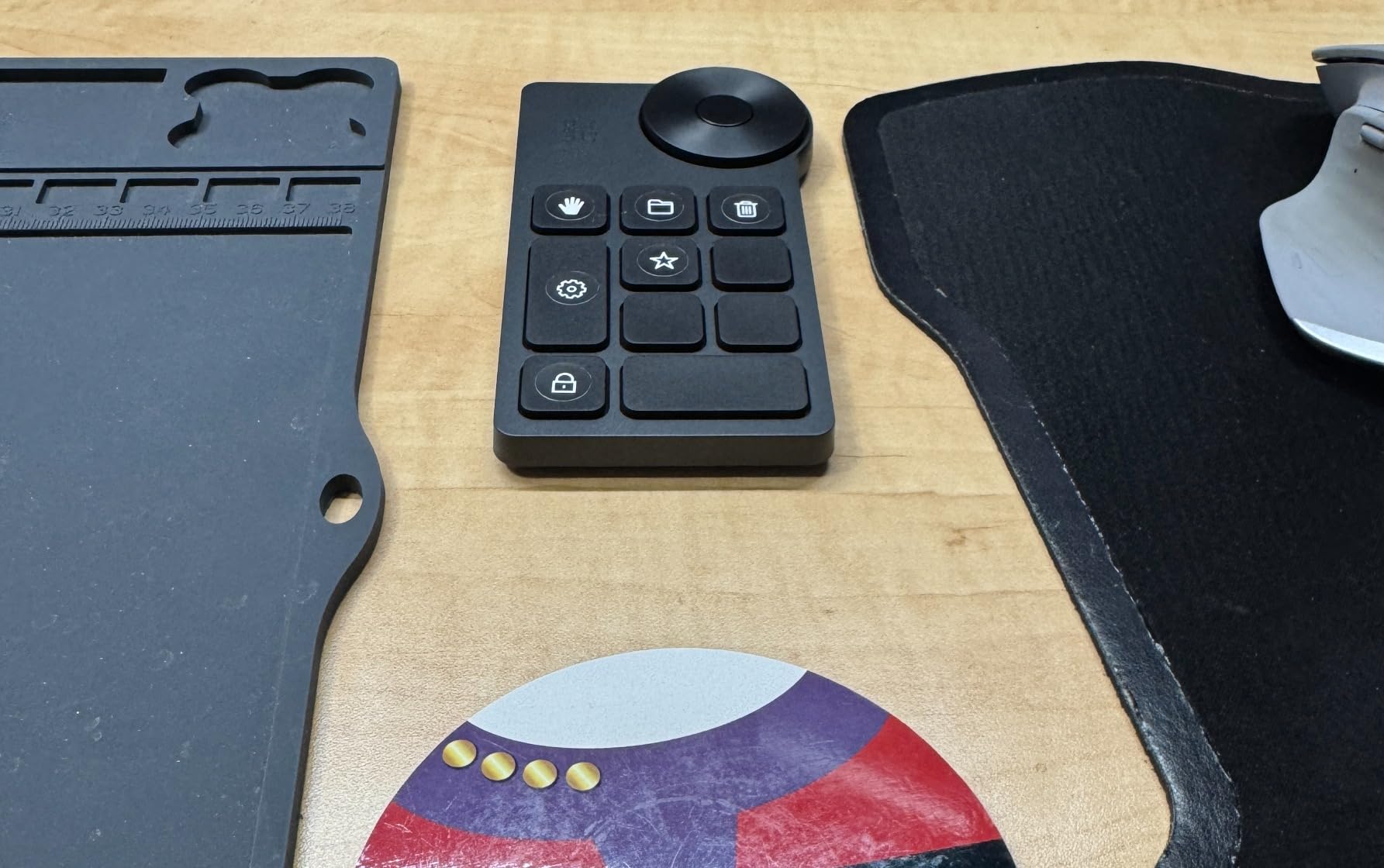 XPPen Mini Keydial ACK05 Wireless Shortcut Keyboard Bluetooth Programmable Express Remote Control with Dial & Customized Express Keys for Drawing Tablet PC MacBook Windows Images Video Editing customer photo 2