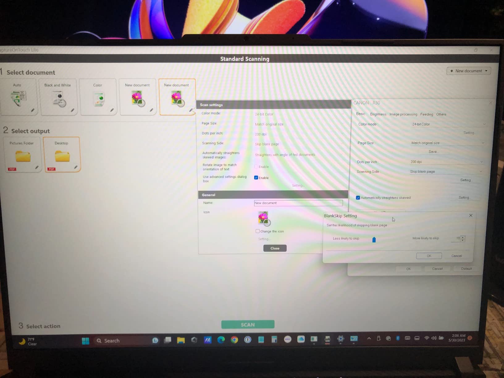Canon imageFORMULA R30 Office Document Scanner customer photo 1