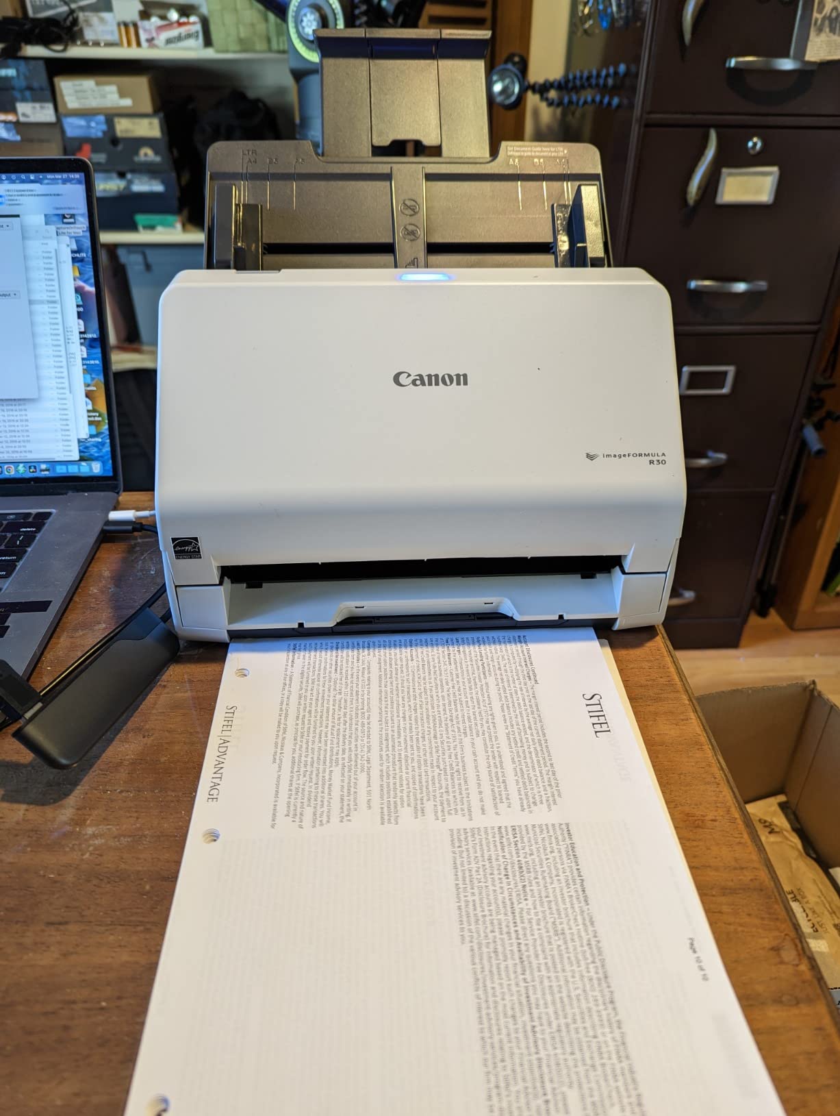 Canon imageFORMULA R30 Office Document Scanner customer photo 2