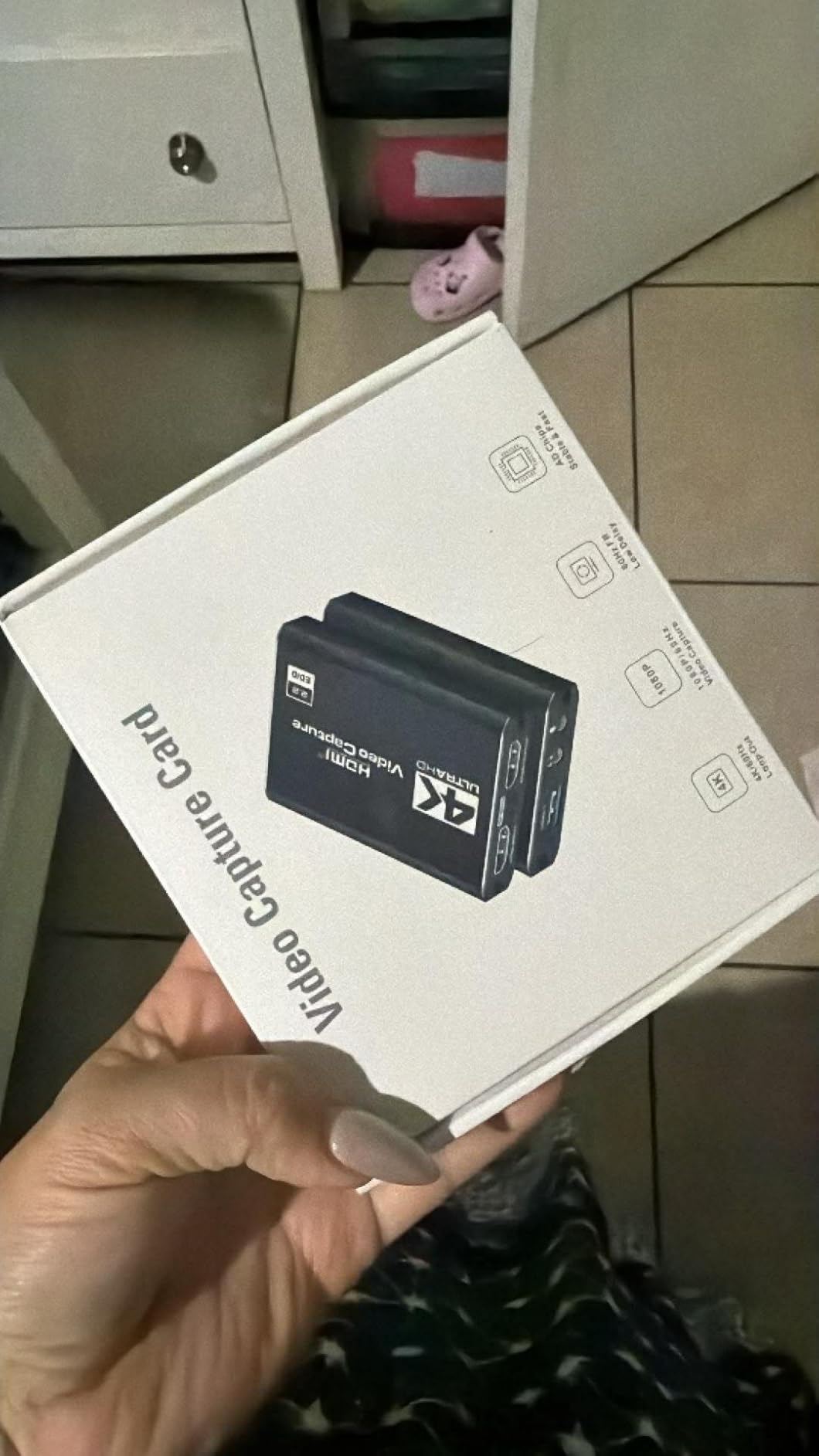 4K HDMI Capture Card USB 3.0 - 1080P 60FPS Gaming & Streaming Video Capture Card with HDMI Loop-Out, Plug & Play, Low-Latency Recording for PS5/PS4/Xbox/Switch/OBS/PC/Mac customer photo 1