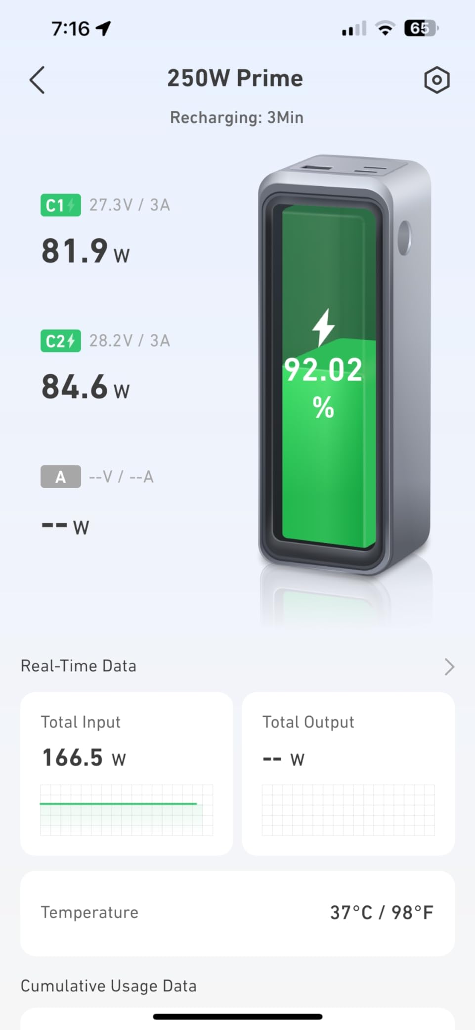 Anker Prime Power Bank, 27,650mAh 3-Port 250W Portable Charger for Travel, TSA-Approved, Smart App, for MacBook Pro/Air, iPhone 16/15/14 Series, Samsung, Laptops, and More customer photo 2
