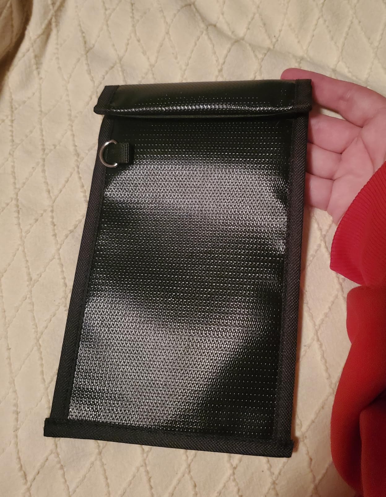 Simket Faraday Bags for Phones and Car Key 2 Pack, Signal Blocking Pouch, Cell Phone Signal Jammer, Car Key/WiFi/RFID/GPS Signal Blocker Black (m) customer photo 1